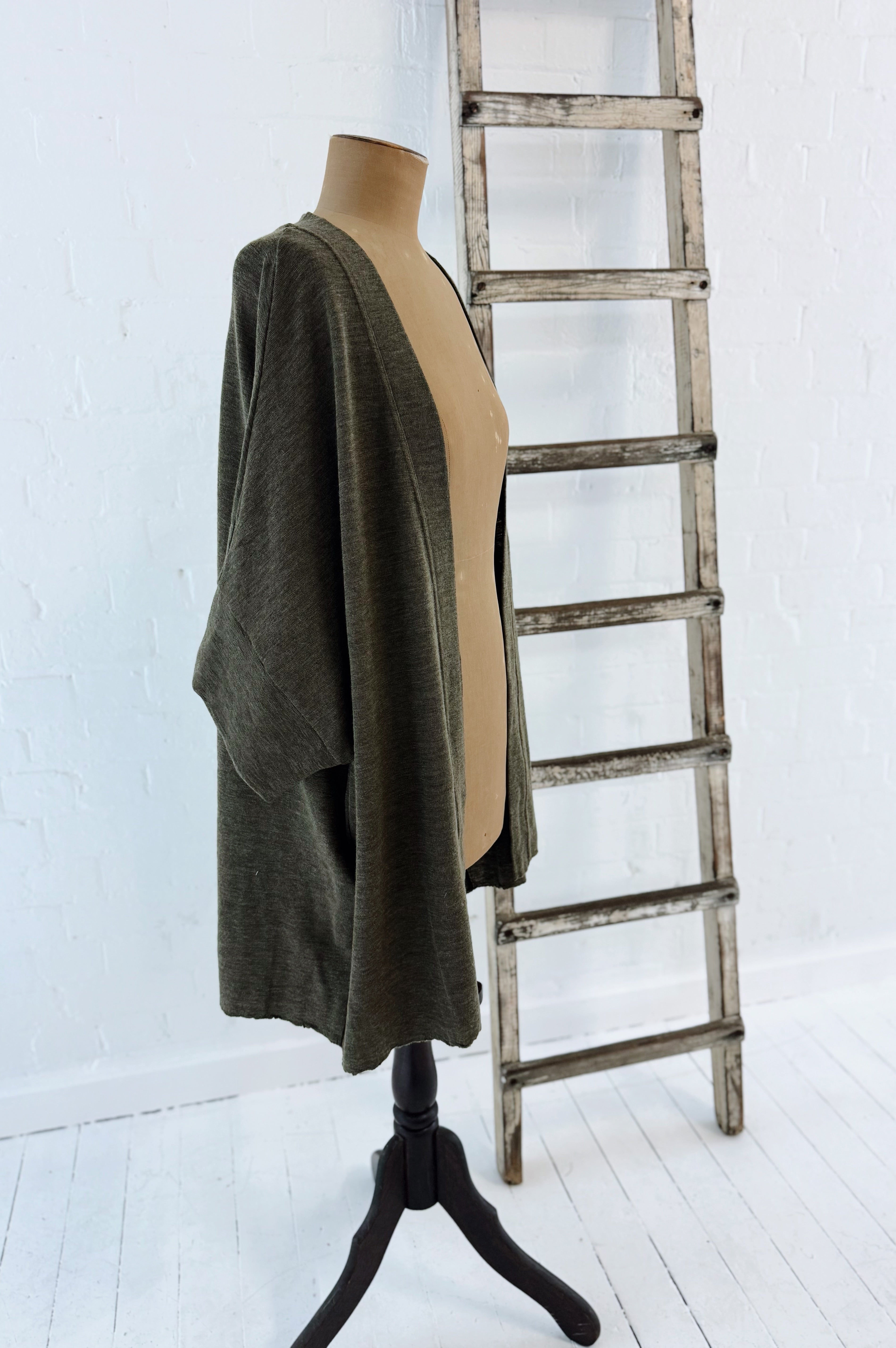 Merino Cardigan | Capers Melange