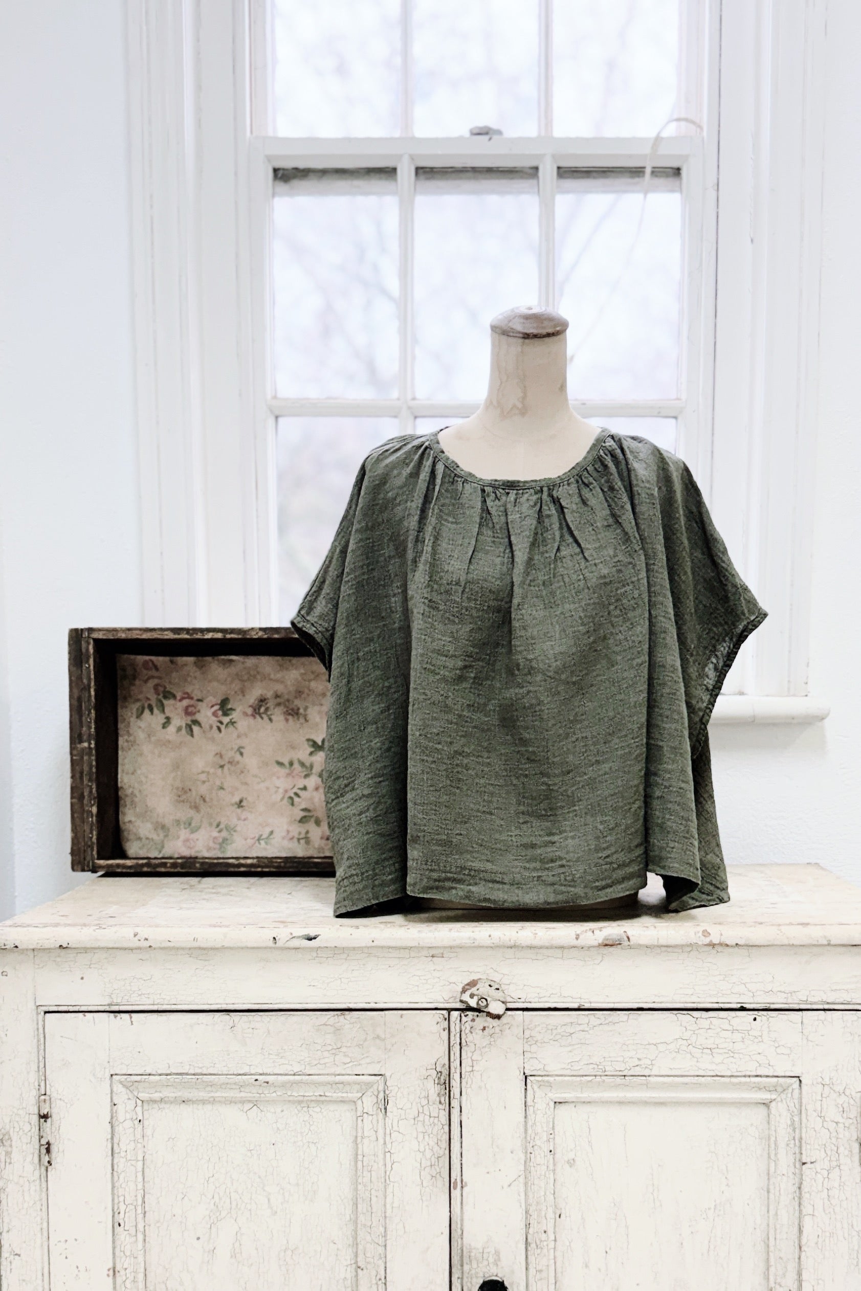 GW | Poppy Top | Burnt Sage | M