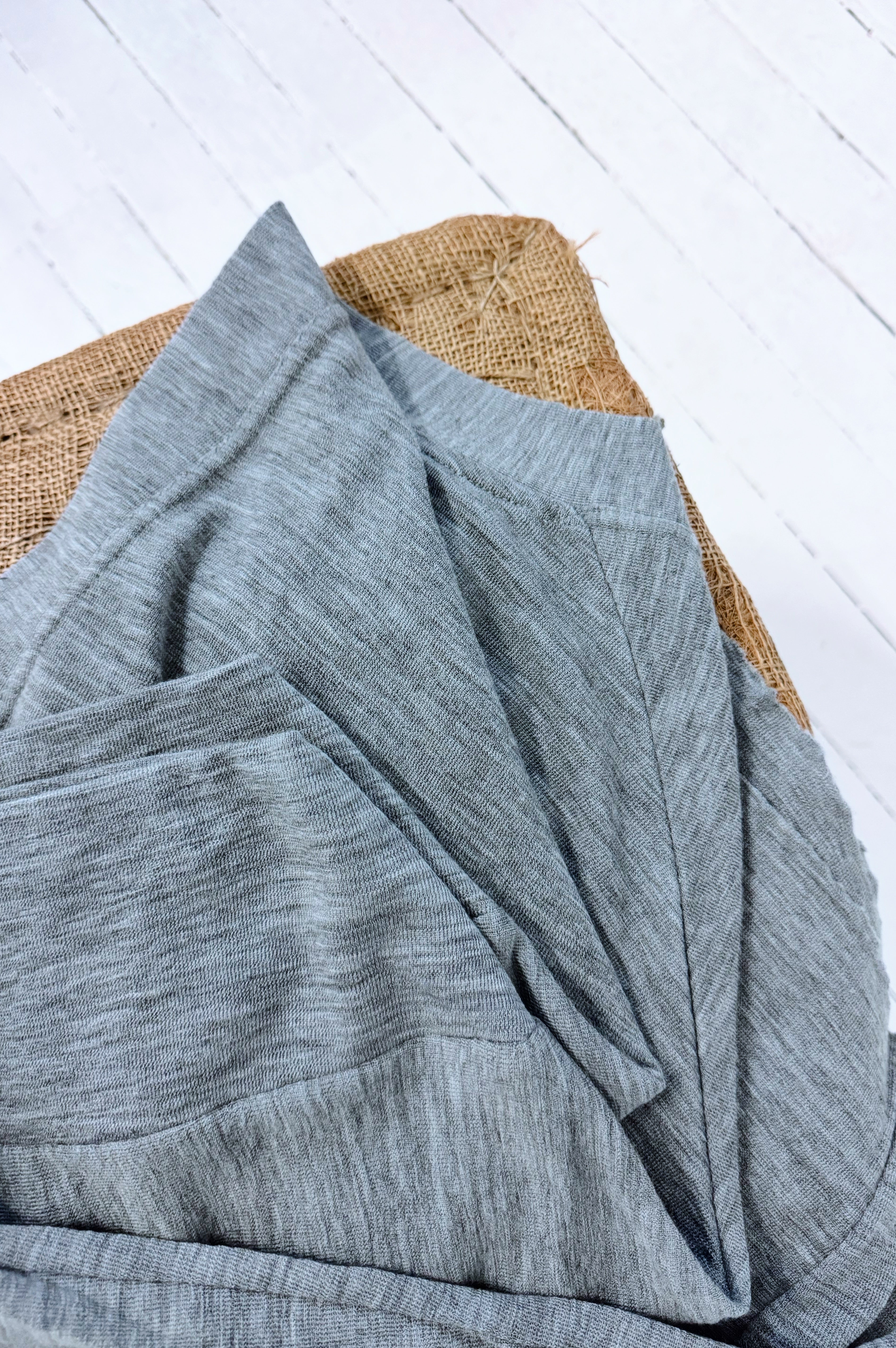 Merino Cardigan | Steel Grey