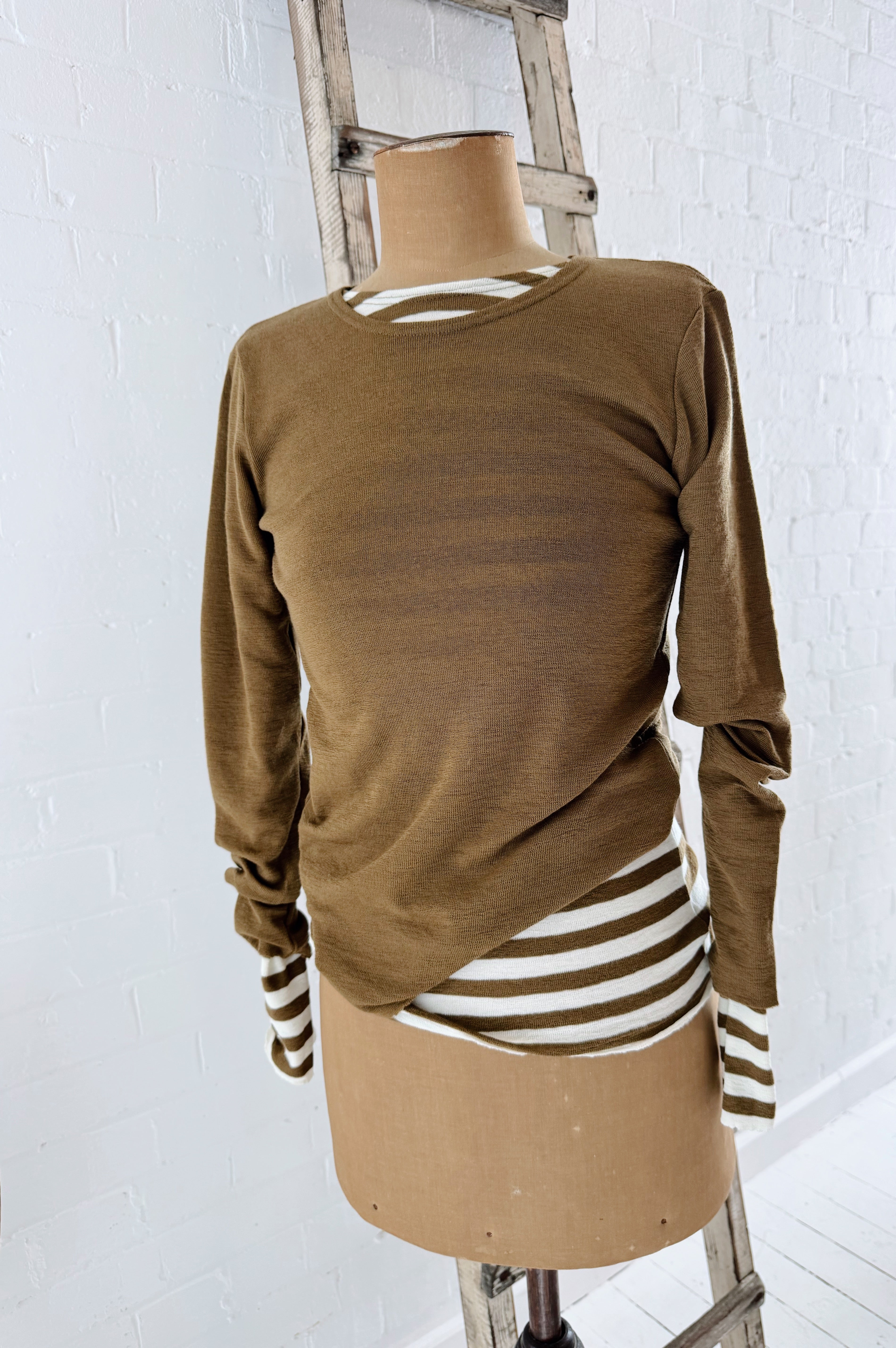 Merino Crew Neck | Bronze