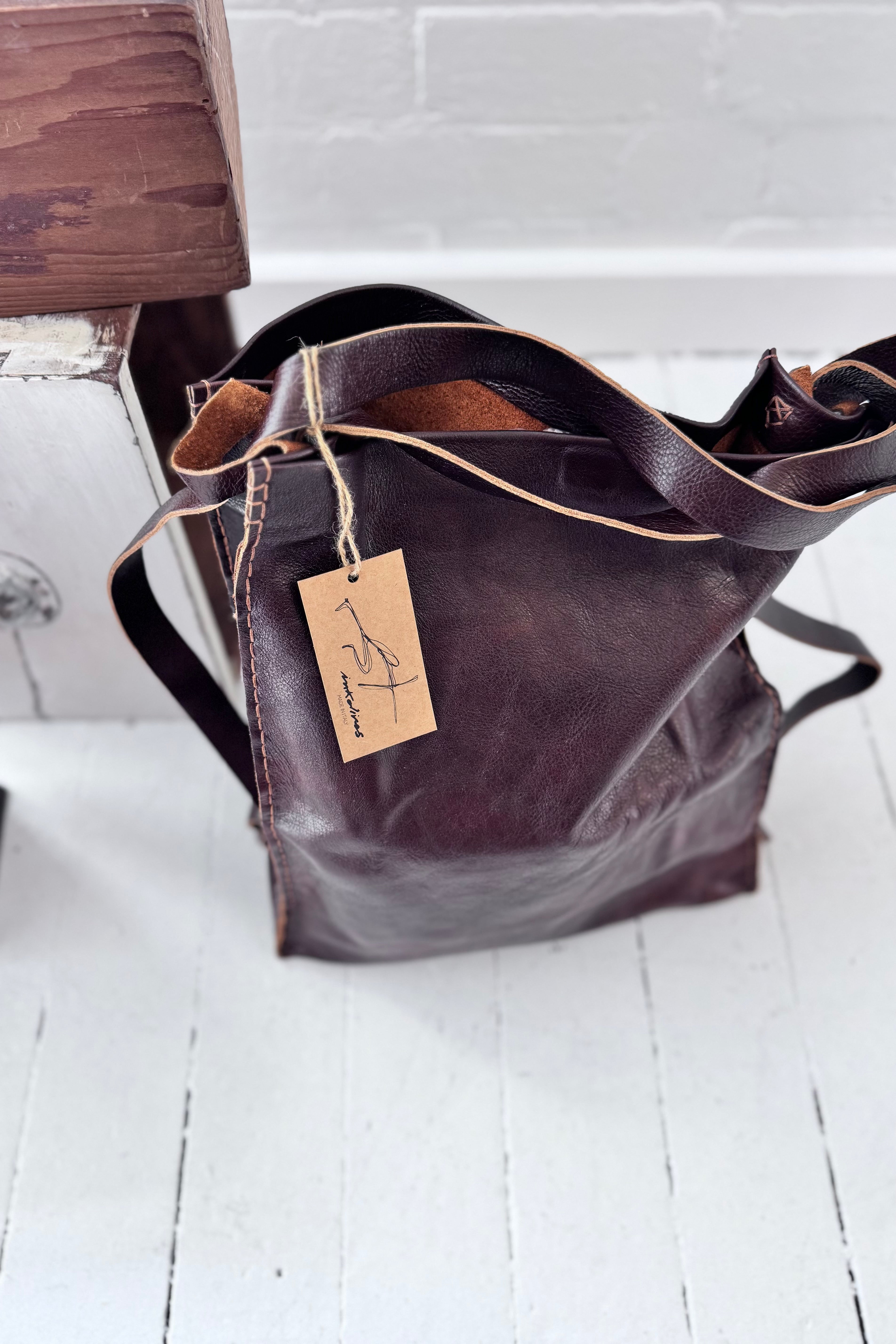 Ink Olives | Roma Backpack | Chocolate