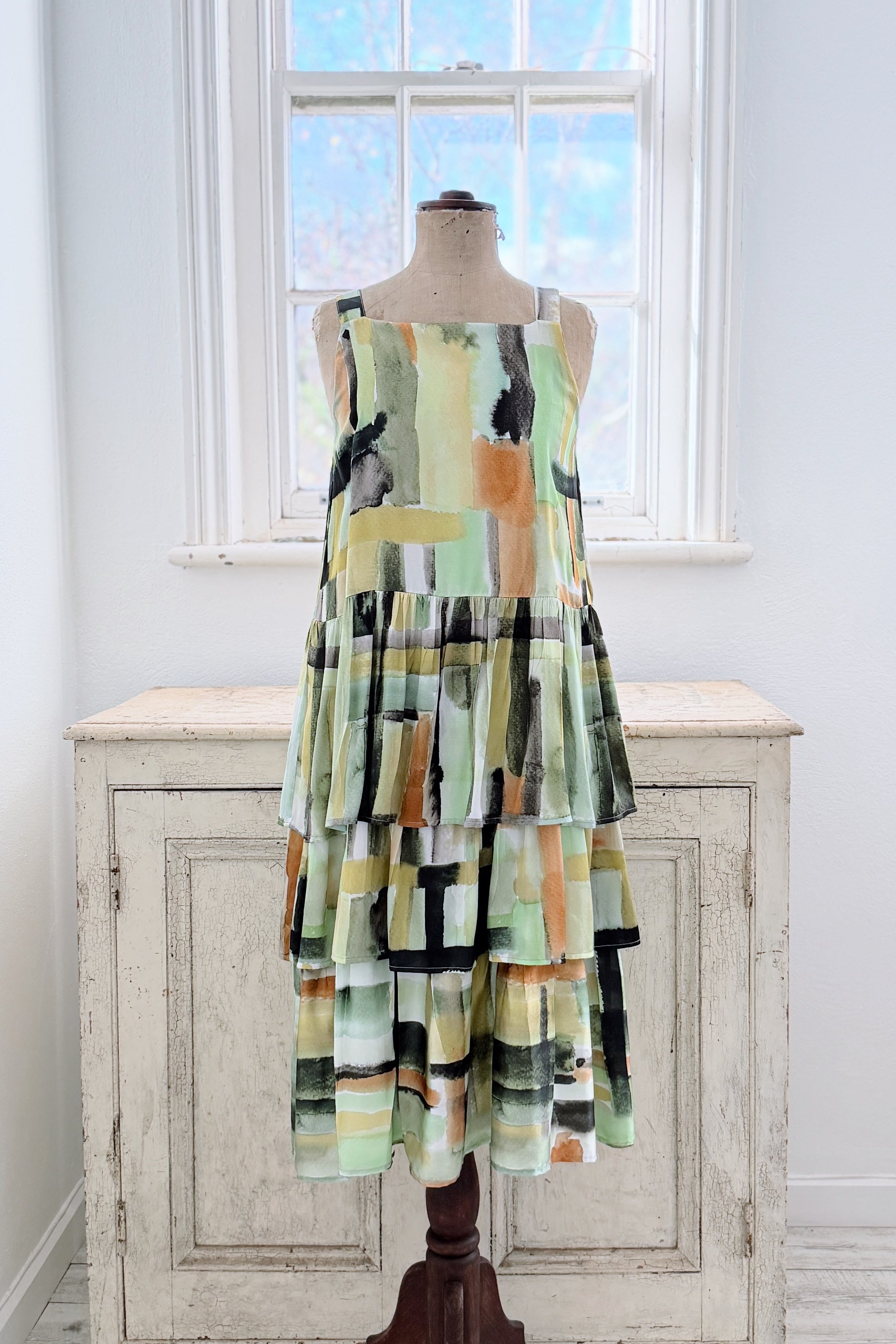 PS | Madeline Dress | Painted Reef | XS