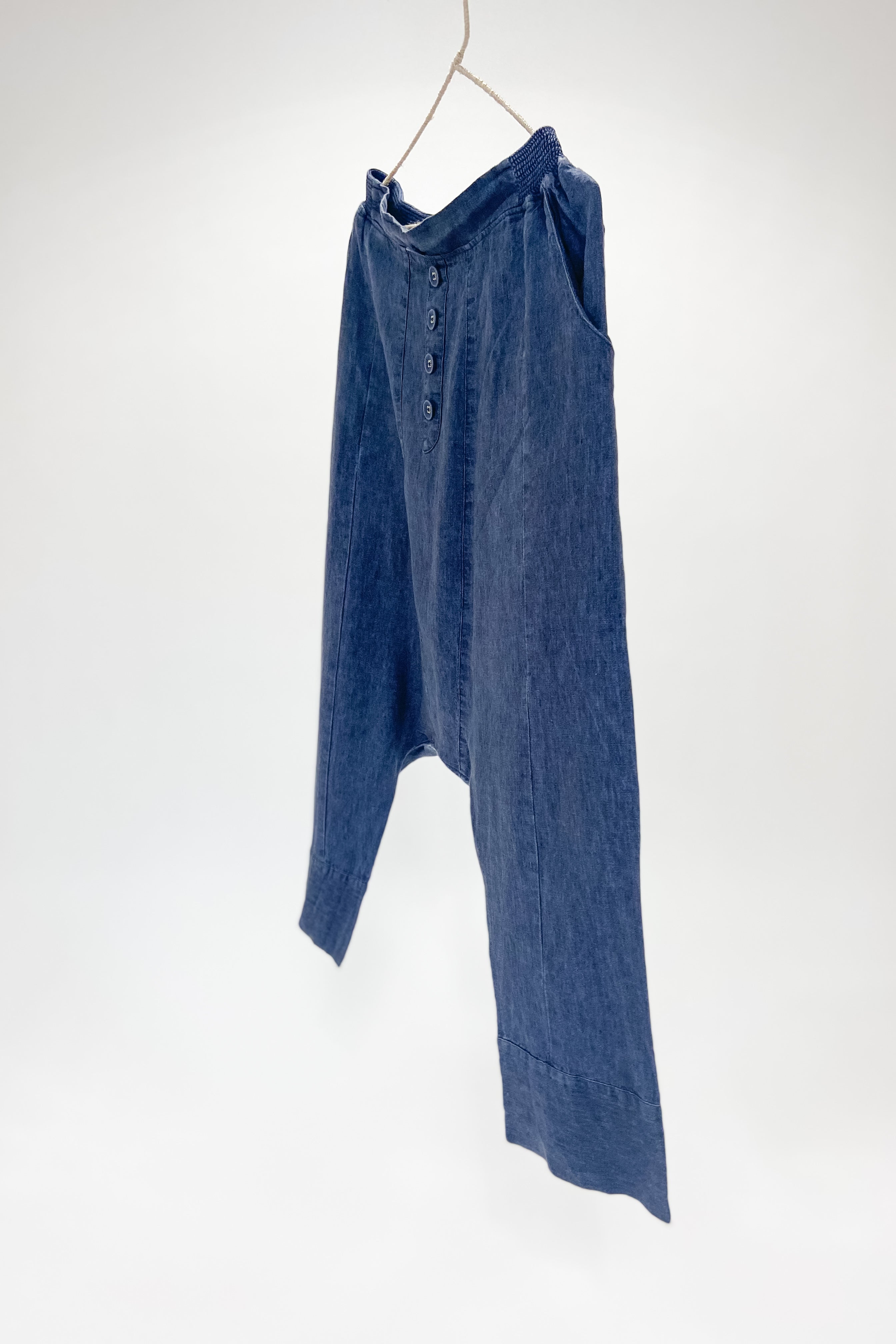 GW | Button Front Harem Pant | Deep Well | M