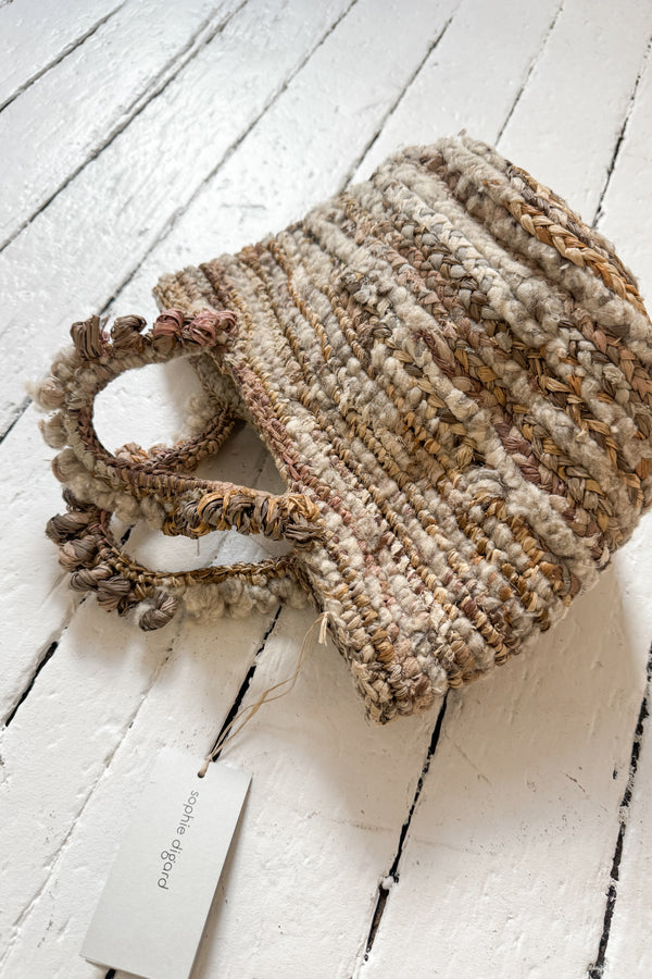 Sophie Digard | Wool, linen & raffia woven Tote | Amy