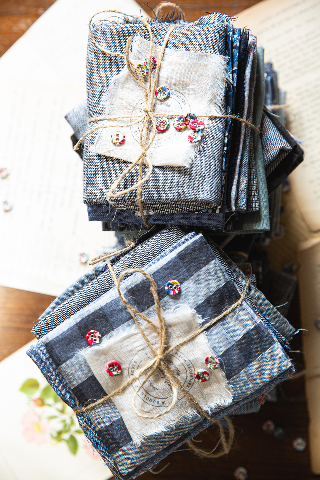 Fabric Bundle | Mixed Blue