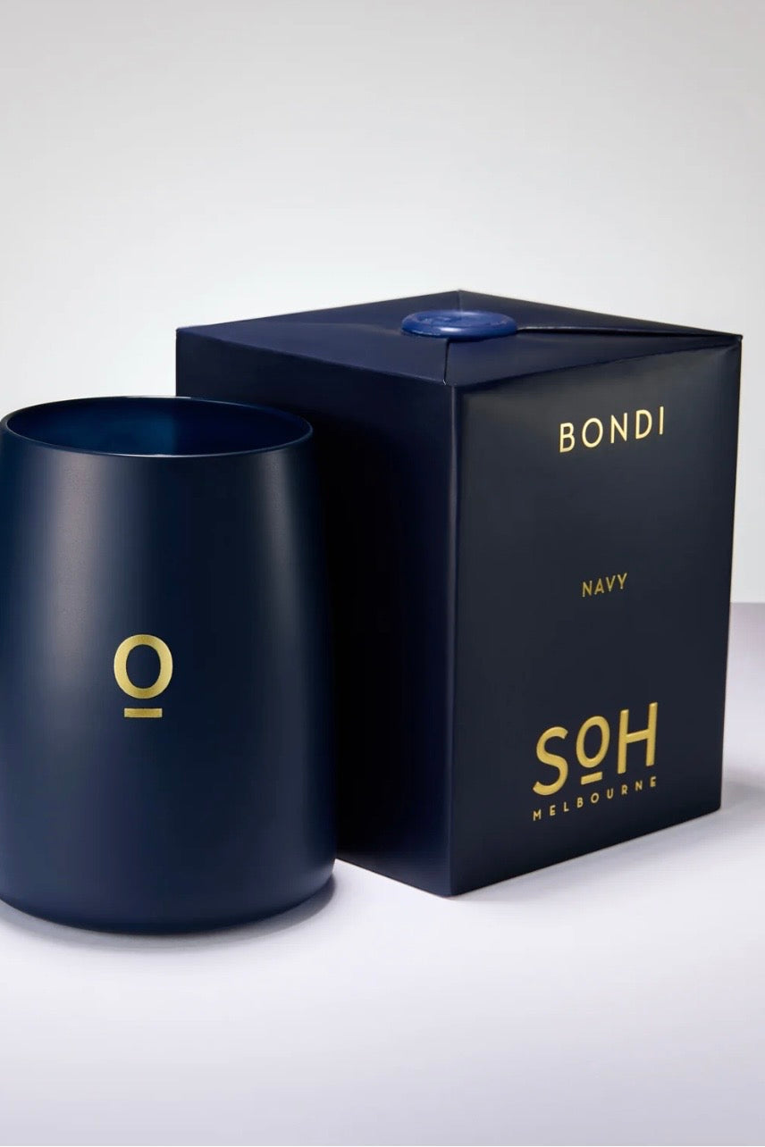 SOH Melbourne | Navy Candle | Bondi