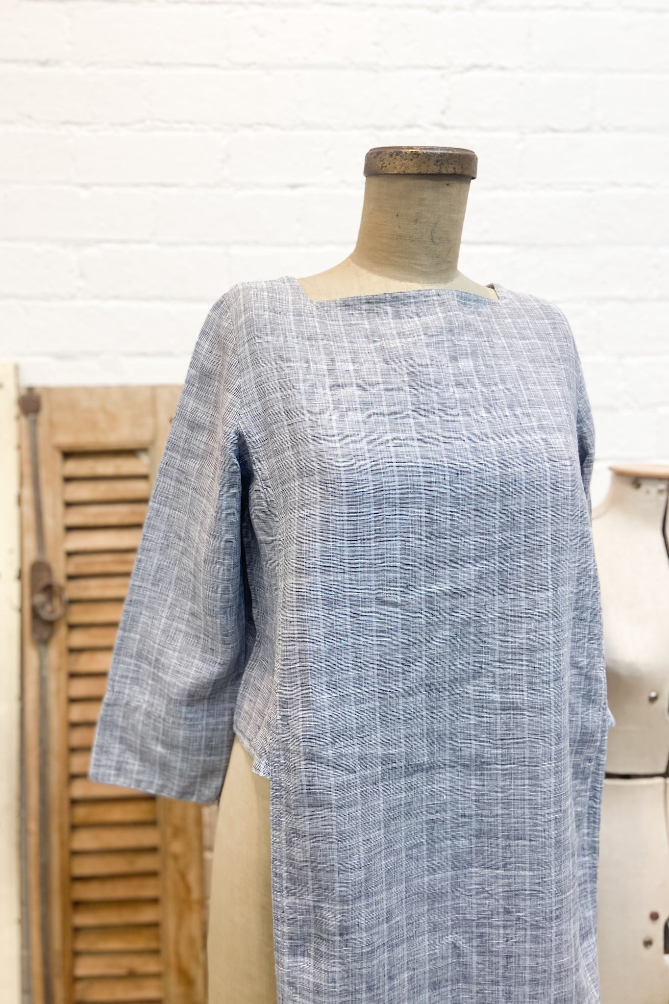 GW | Amanda Top | Mottled Bluestone | S