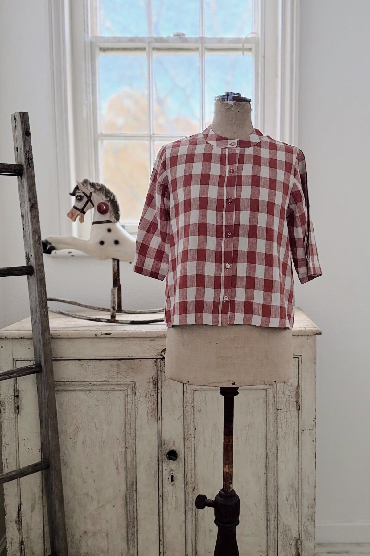 PS | Loretta Top | Rust Check | XS
