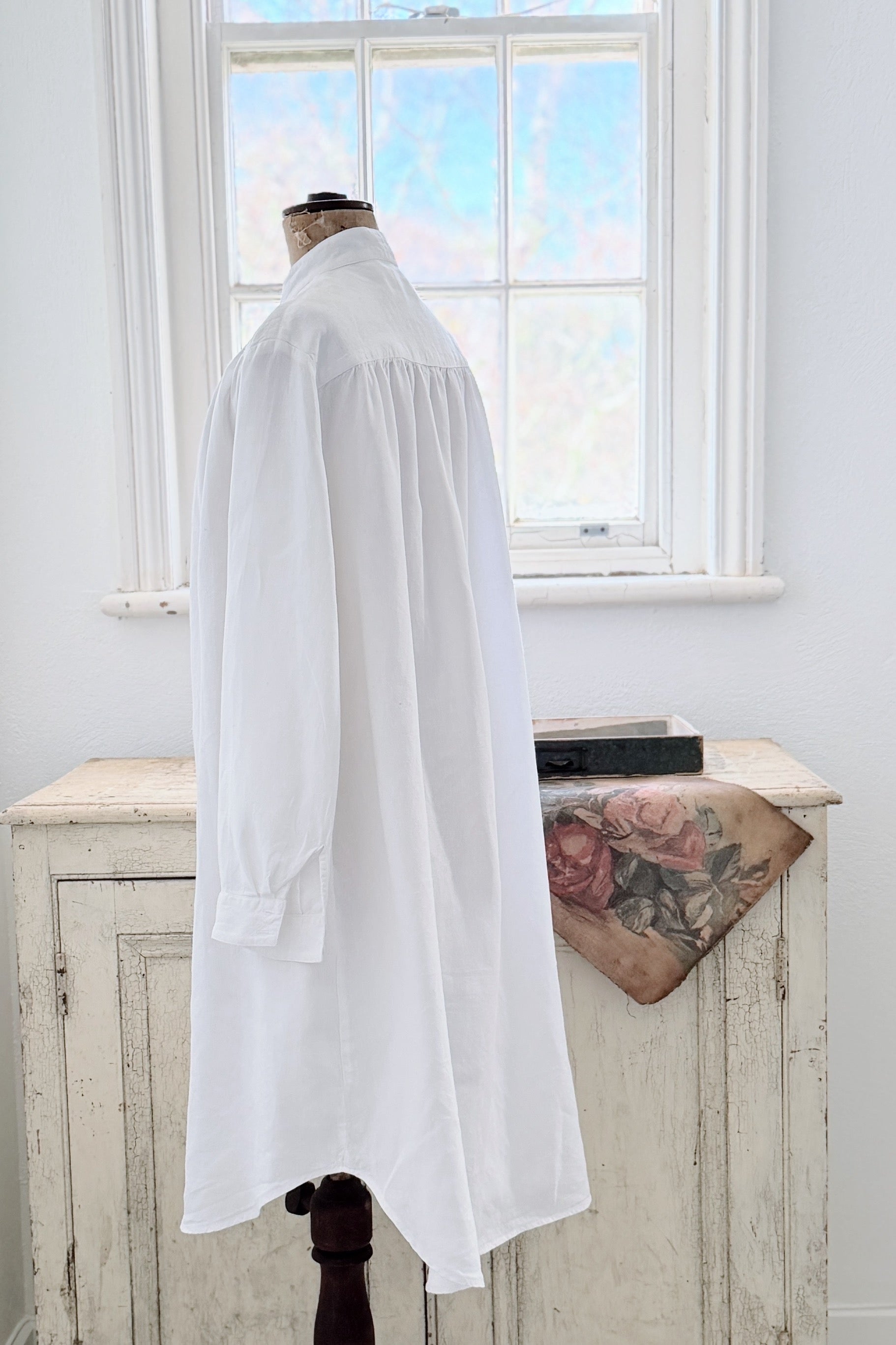 GW | Ophelia Shirt Dress | White | M