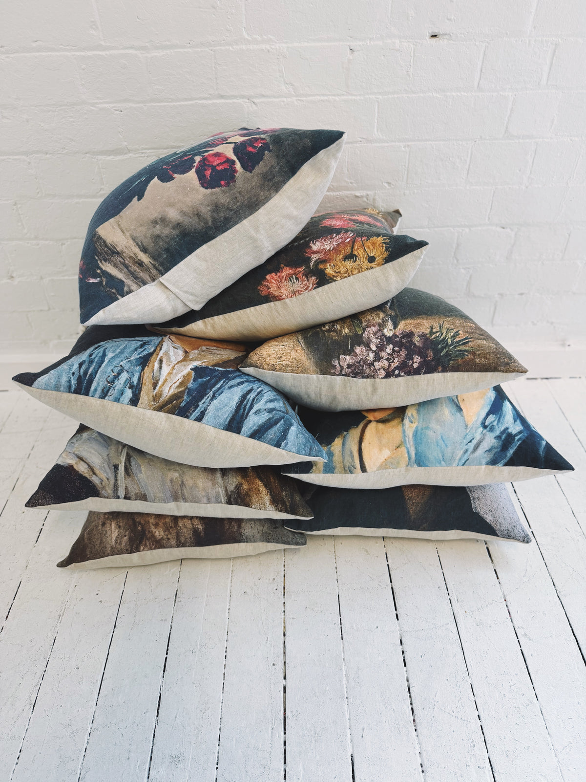 Rabbit Hole | Vintage Print Cushion | Ponder