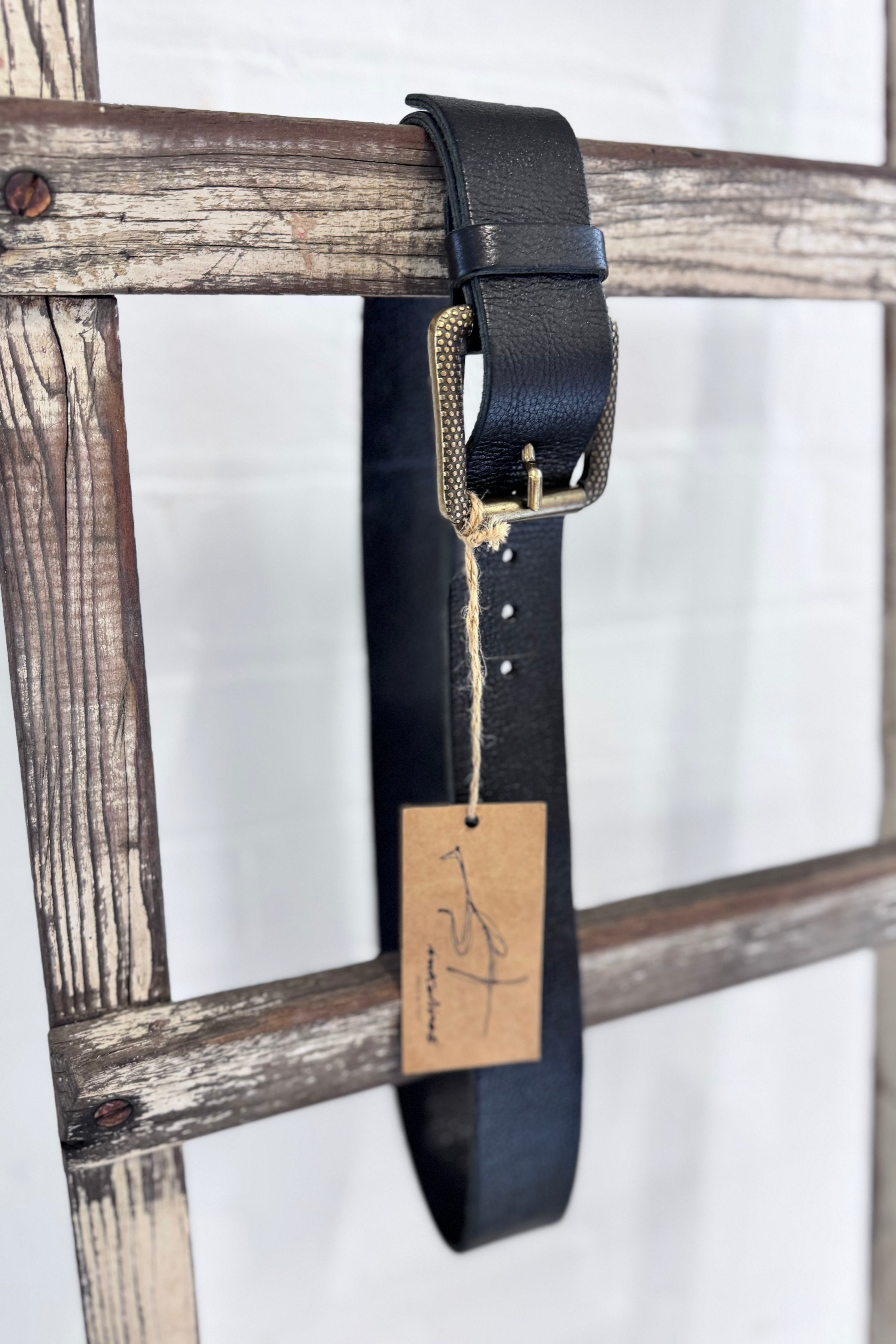 Ink Olives | Acero Belt | Black