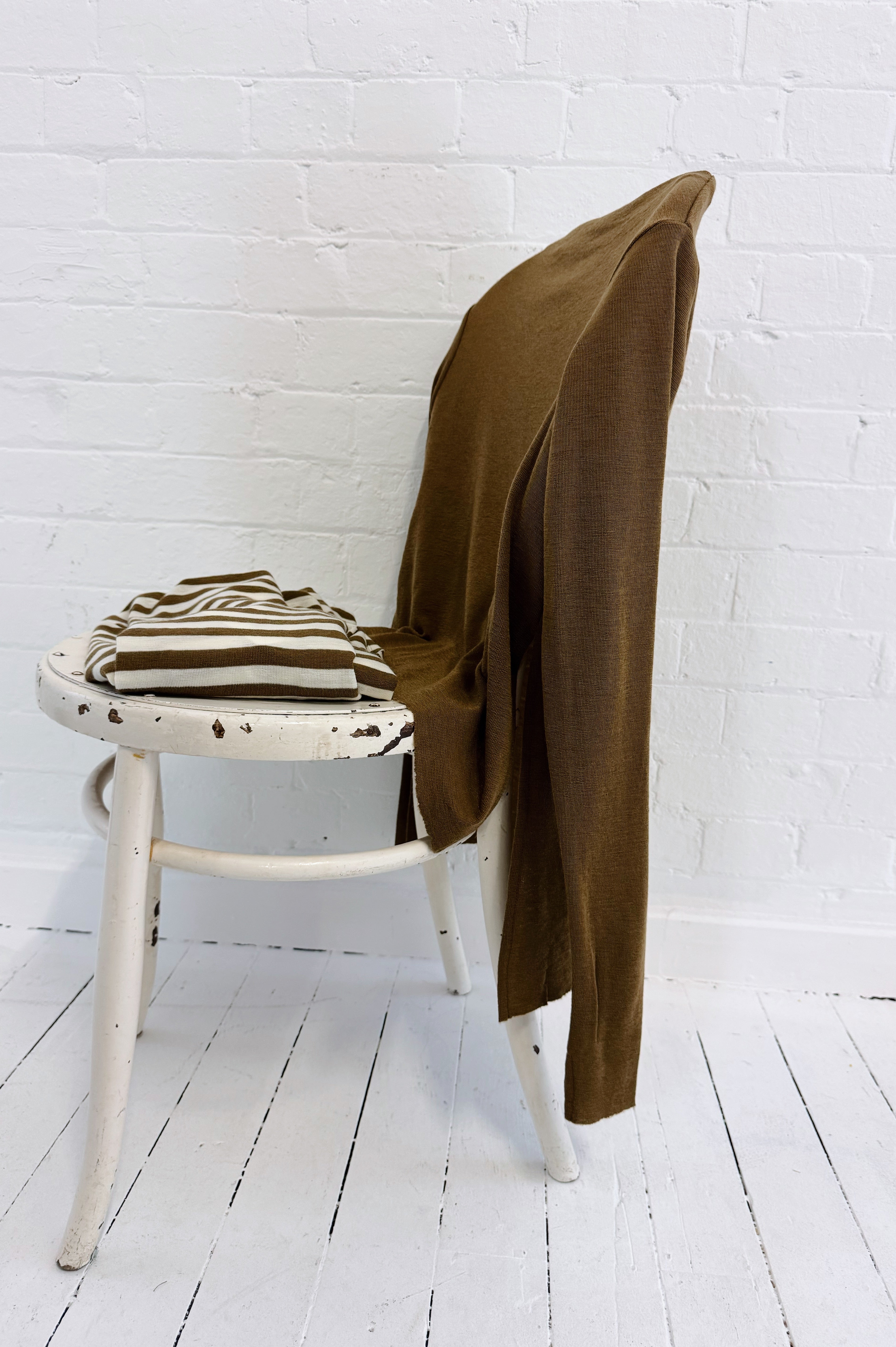Merino With High Slits | Bronze