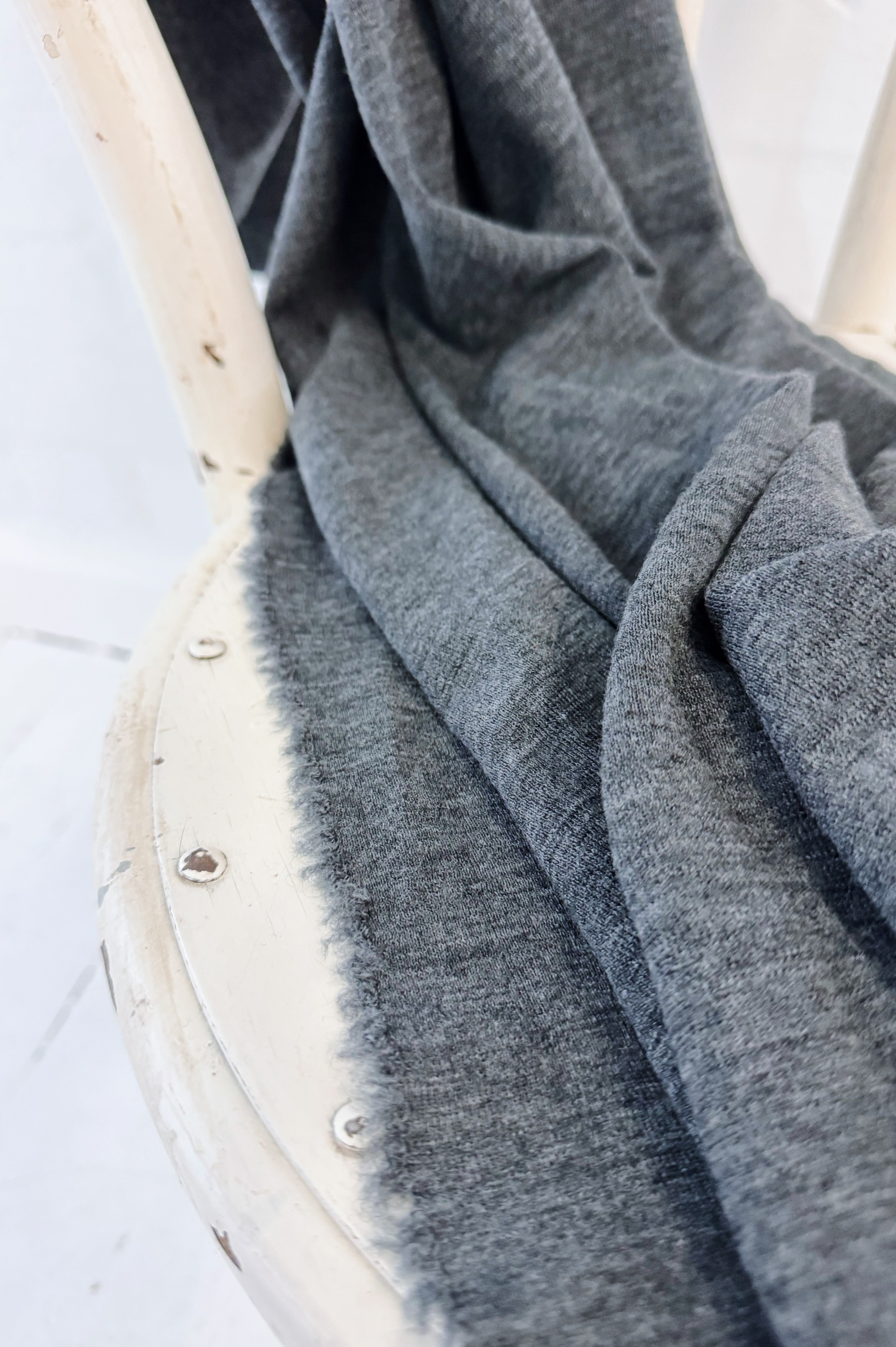 Merino Scarf | Anthracite Melange