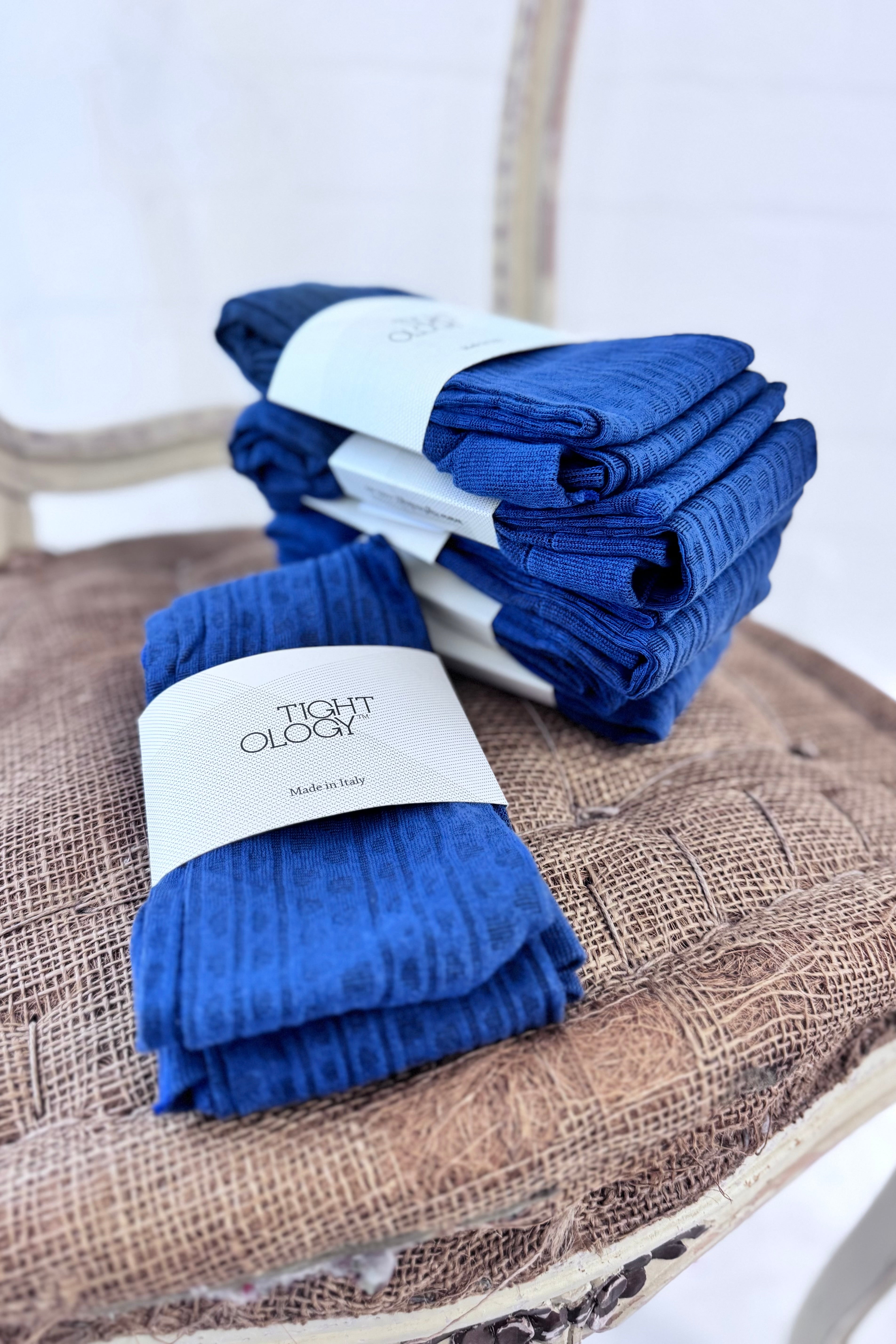 Tightology | Haptic Cotton Tights | Blue