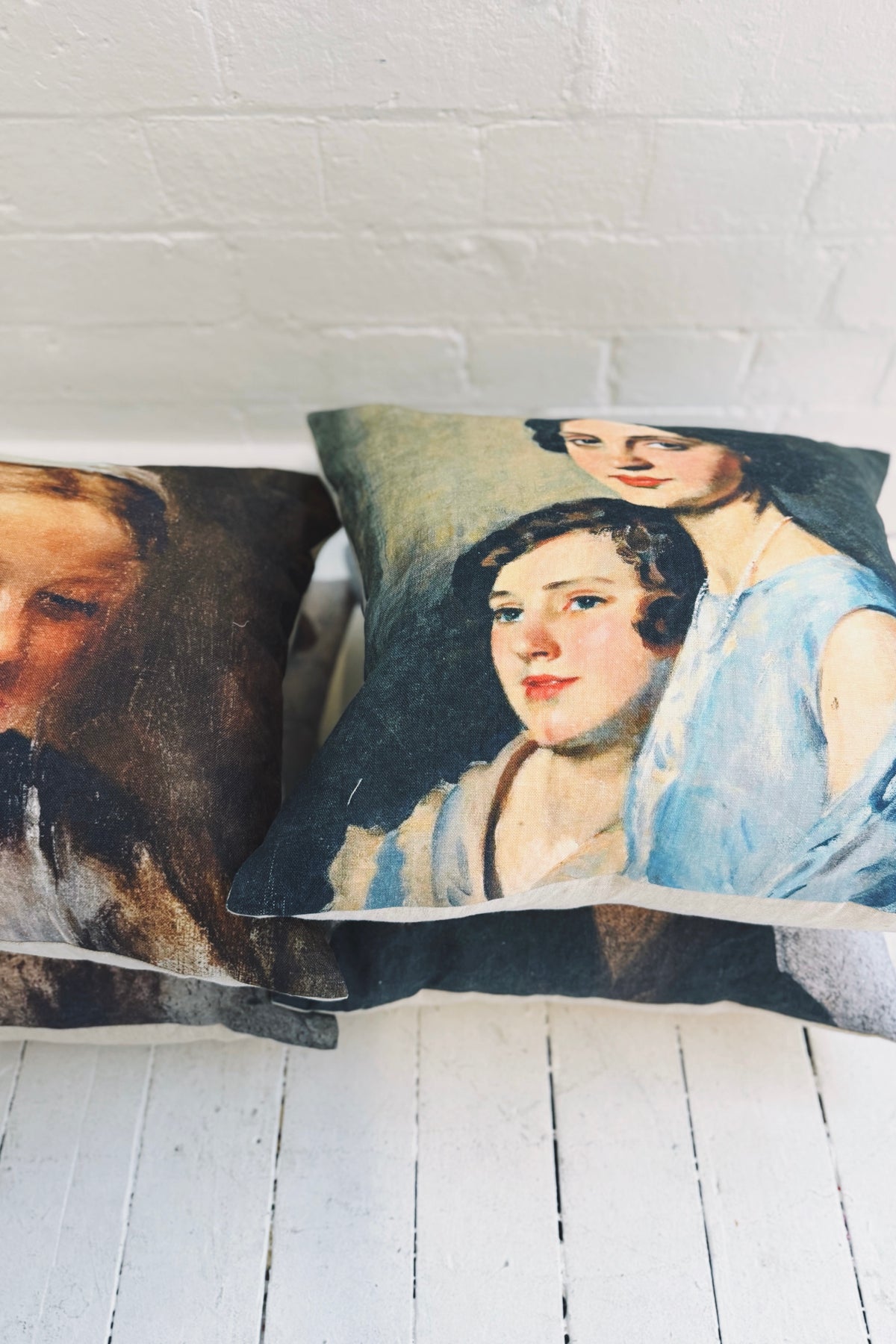 Rabbit Hole | Vintage Print Cushion | Mother