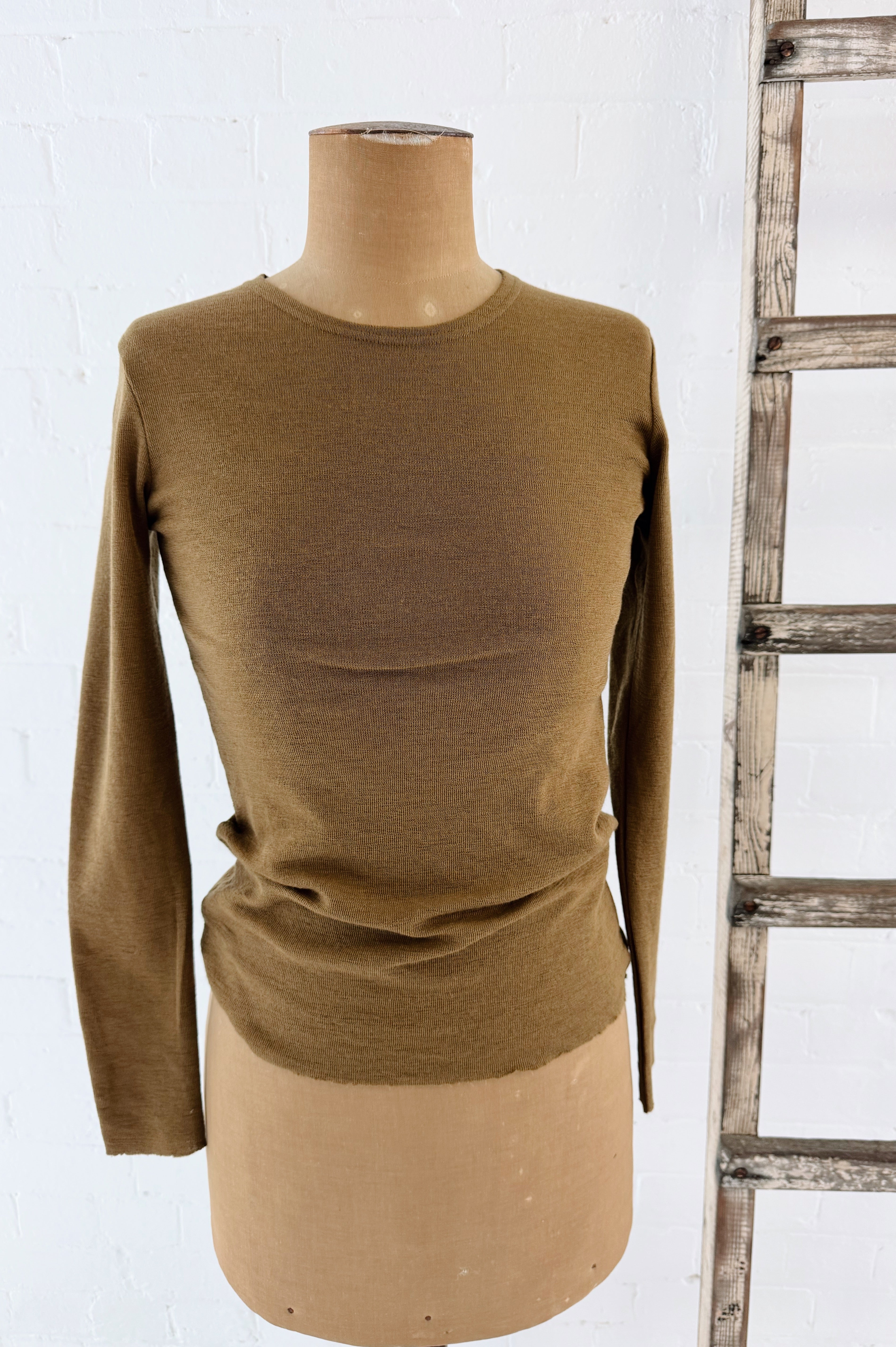 Merino Crew Neck | Bronze