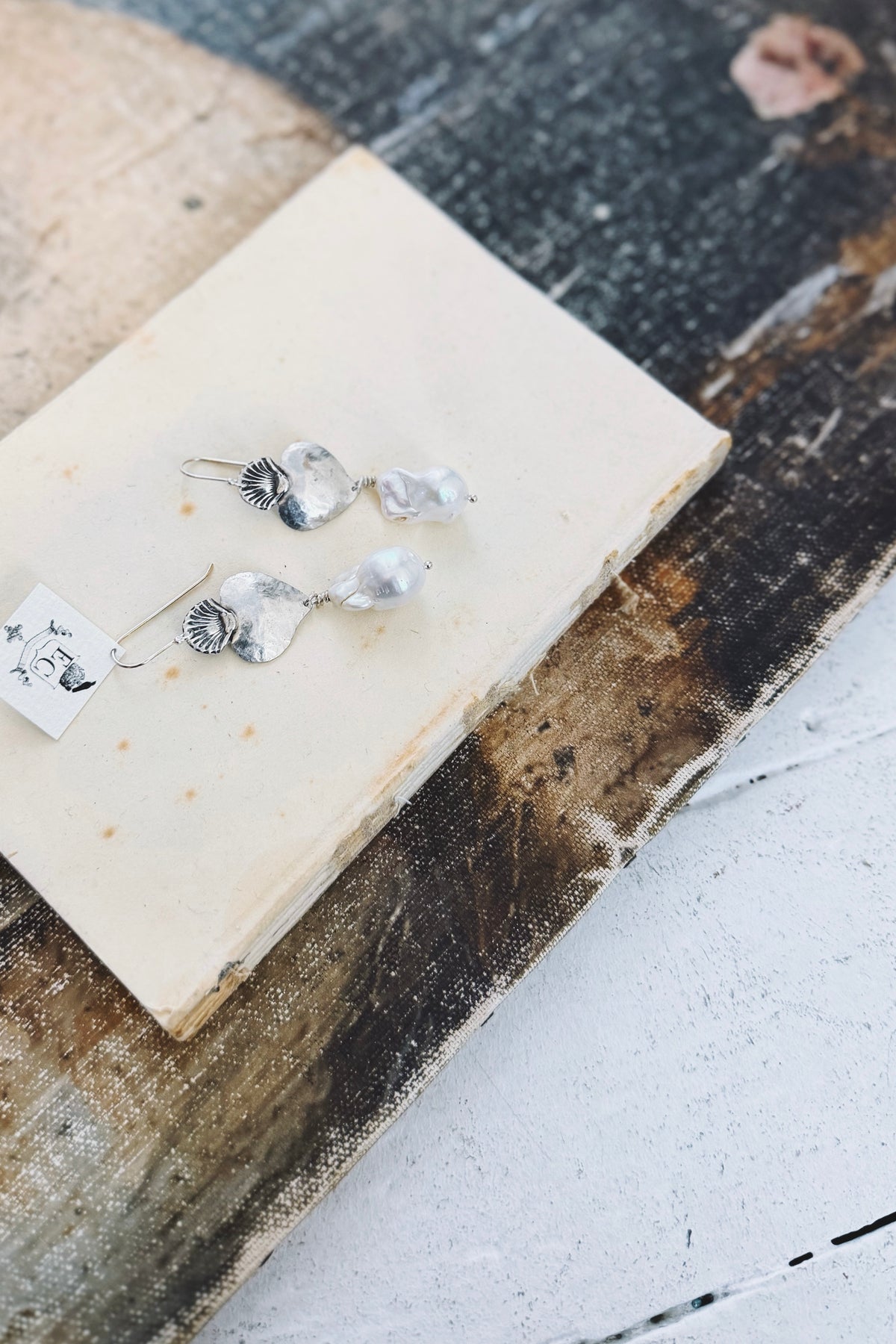 Emma Cunningham | Baroque Pearl Earrings | Prudence
