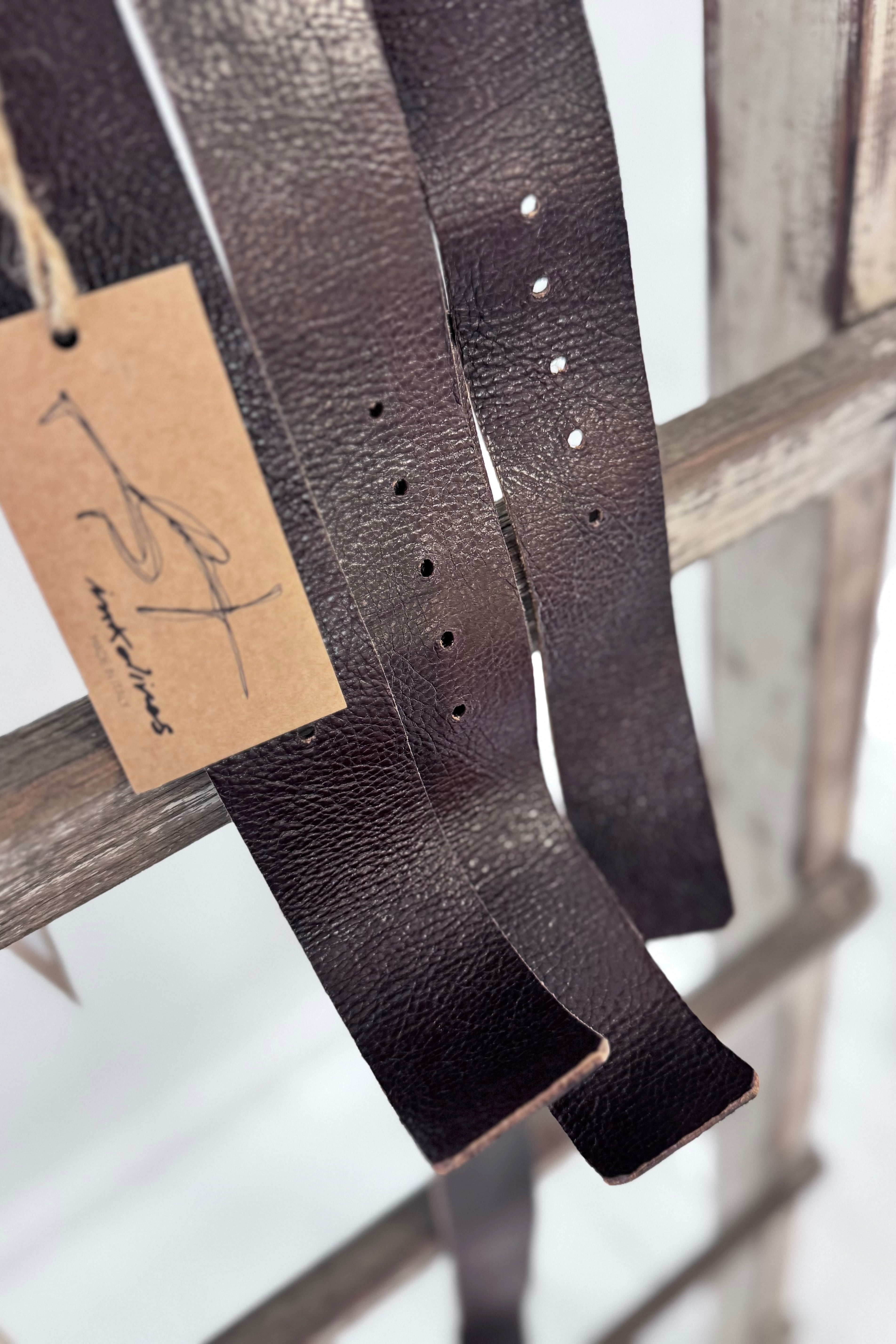 Ink Olives | Acero Belt | Chocolate