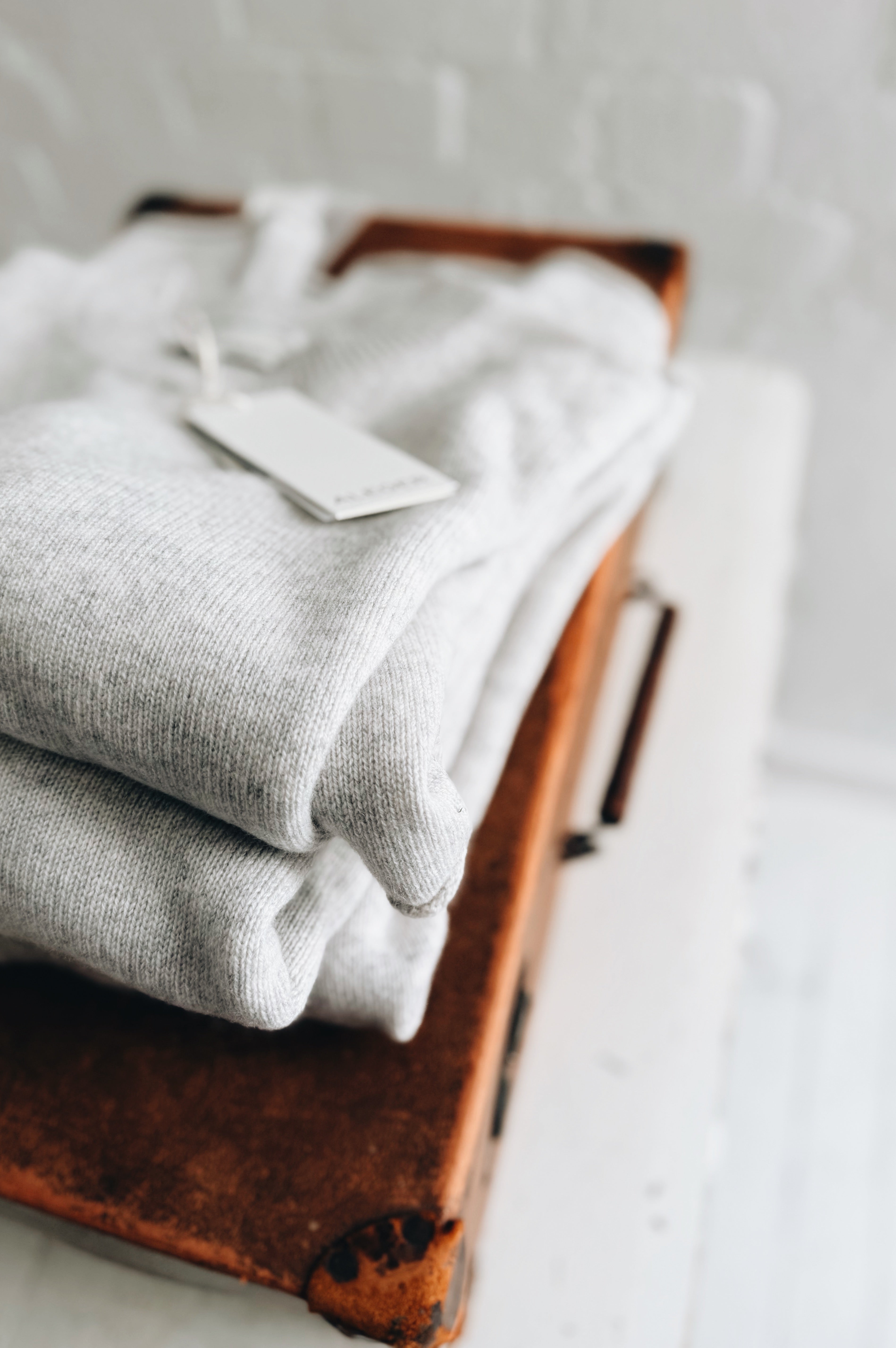 Aleger | Cashmere Blend Super Big T | Polar Grey