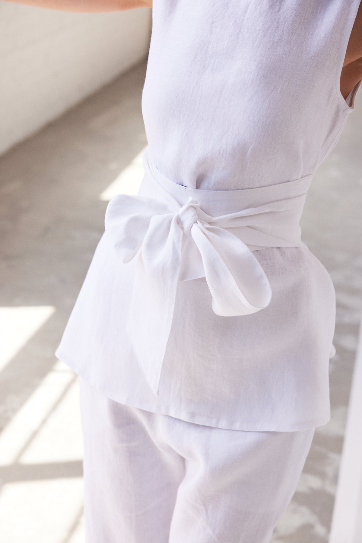Tie Belt | White