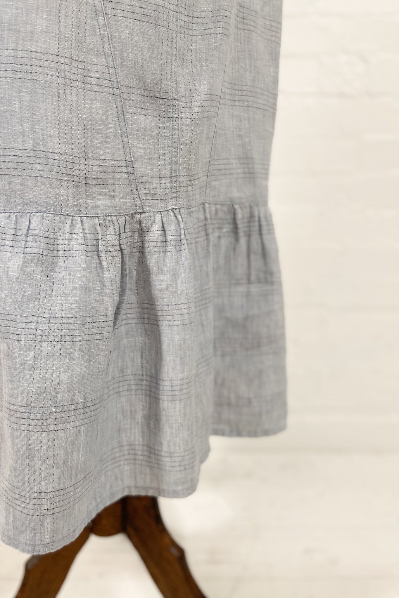 GW | Bette Dress | Mottled Bluestone | M