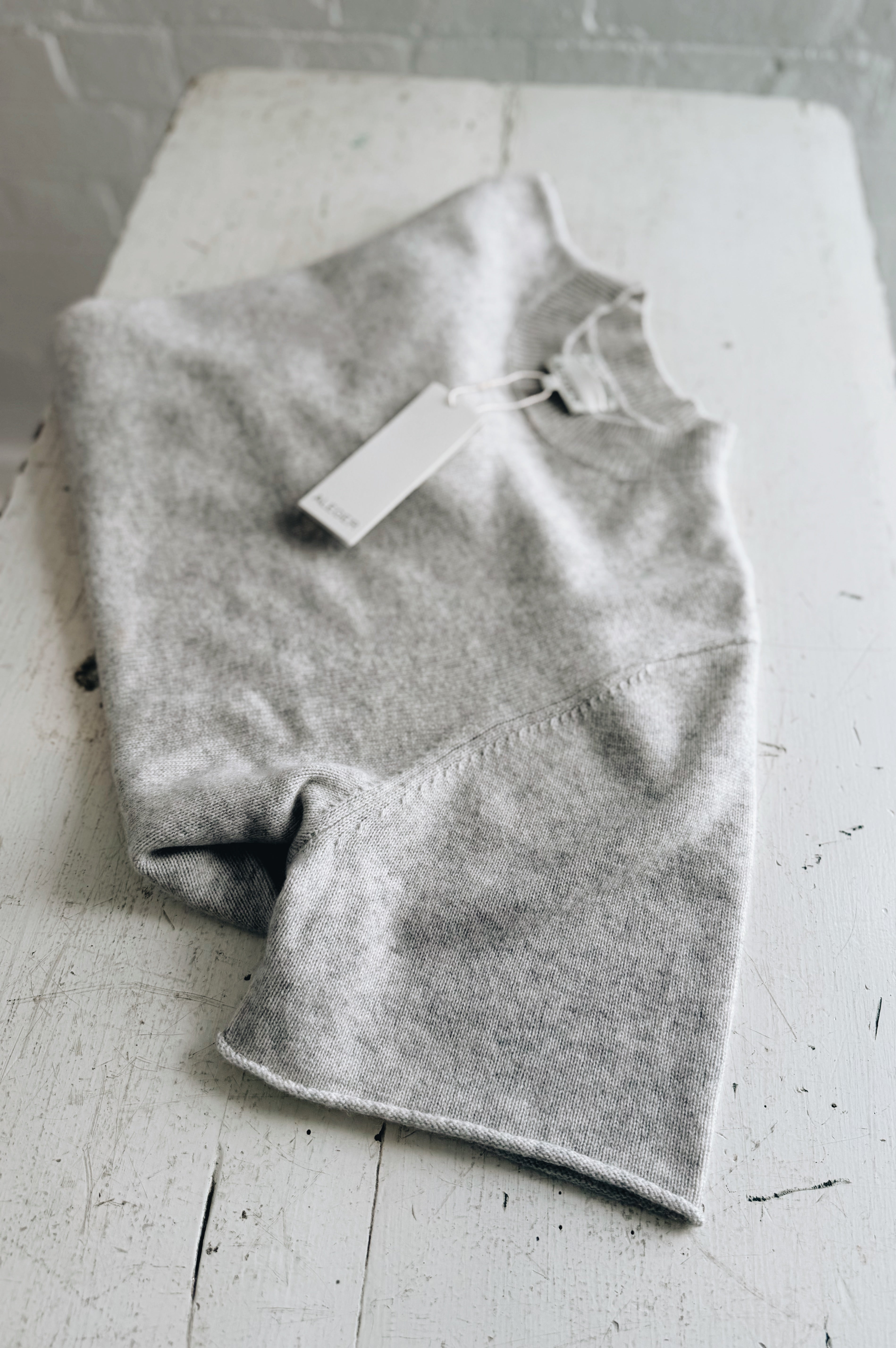 Aleger | Cashmere Blend Super Big T | Polar Grey