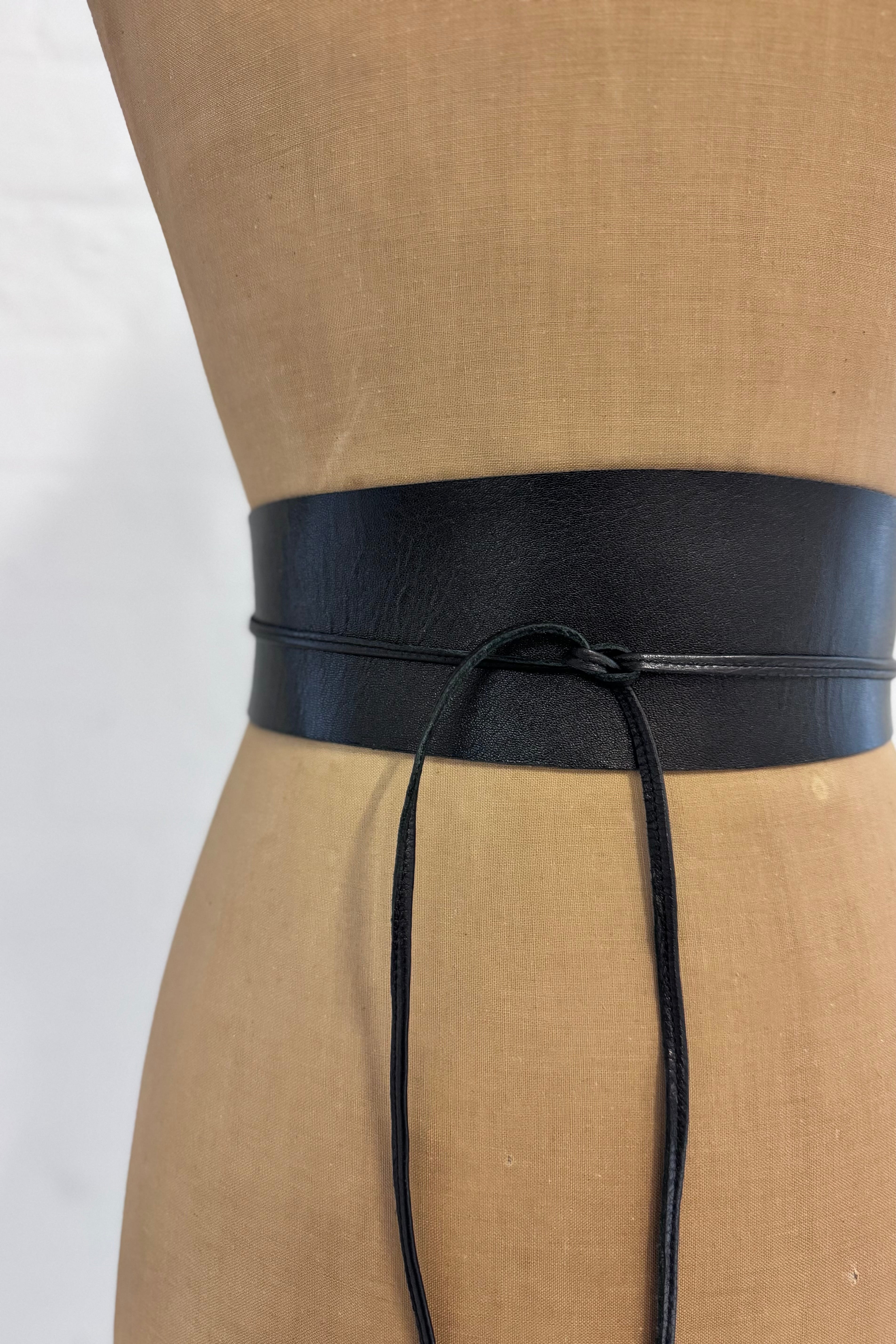 Ink Olives | Cipresso Belt | Black