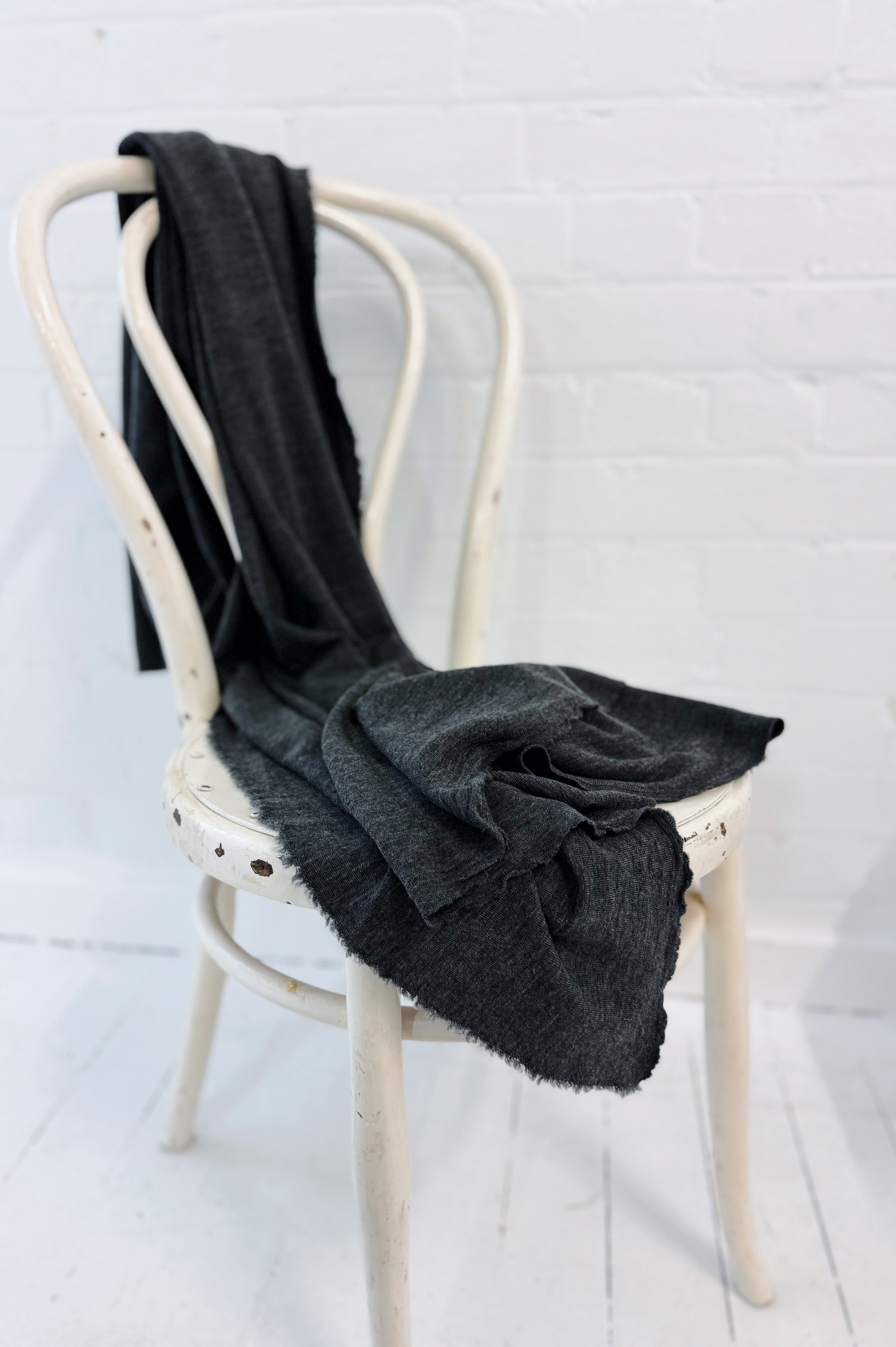 Merino Scarf | Anthracite Melange