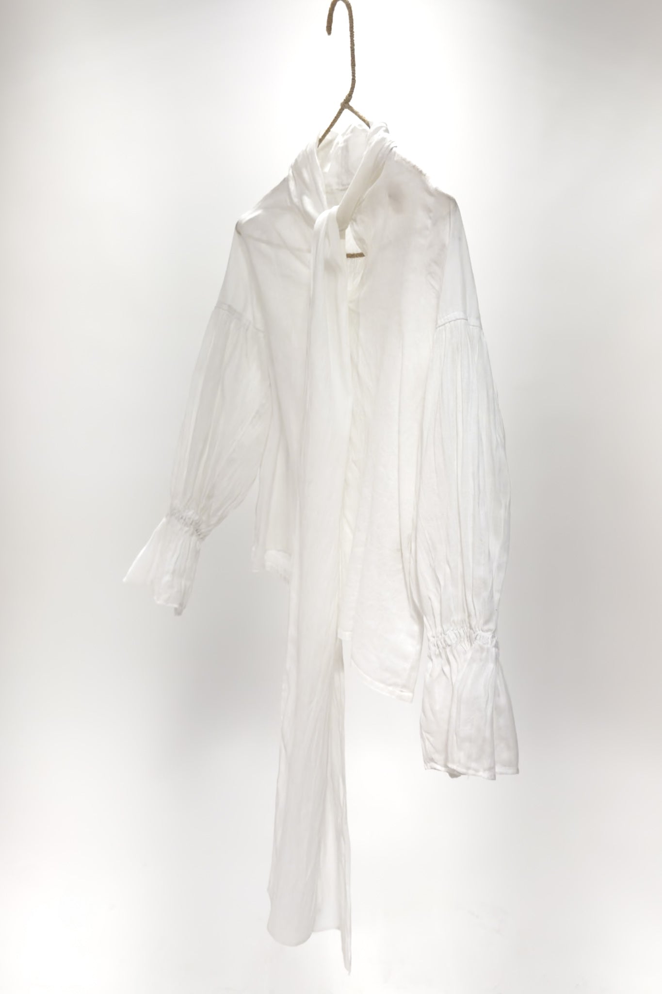 GW | Harlow Top | Sheer white stripe | XS