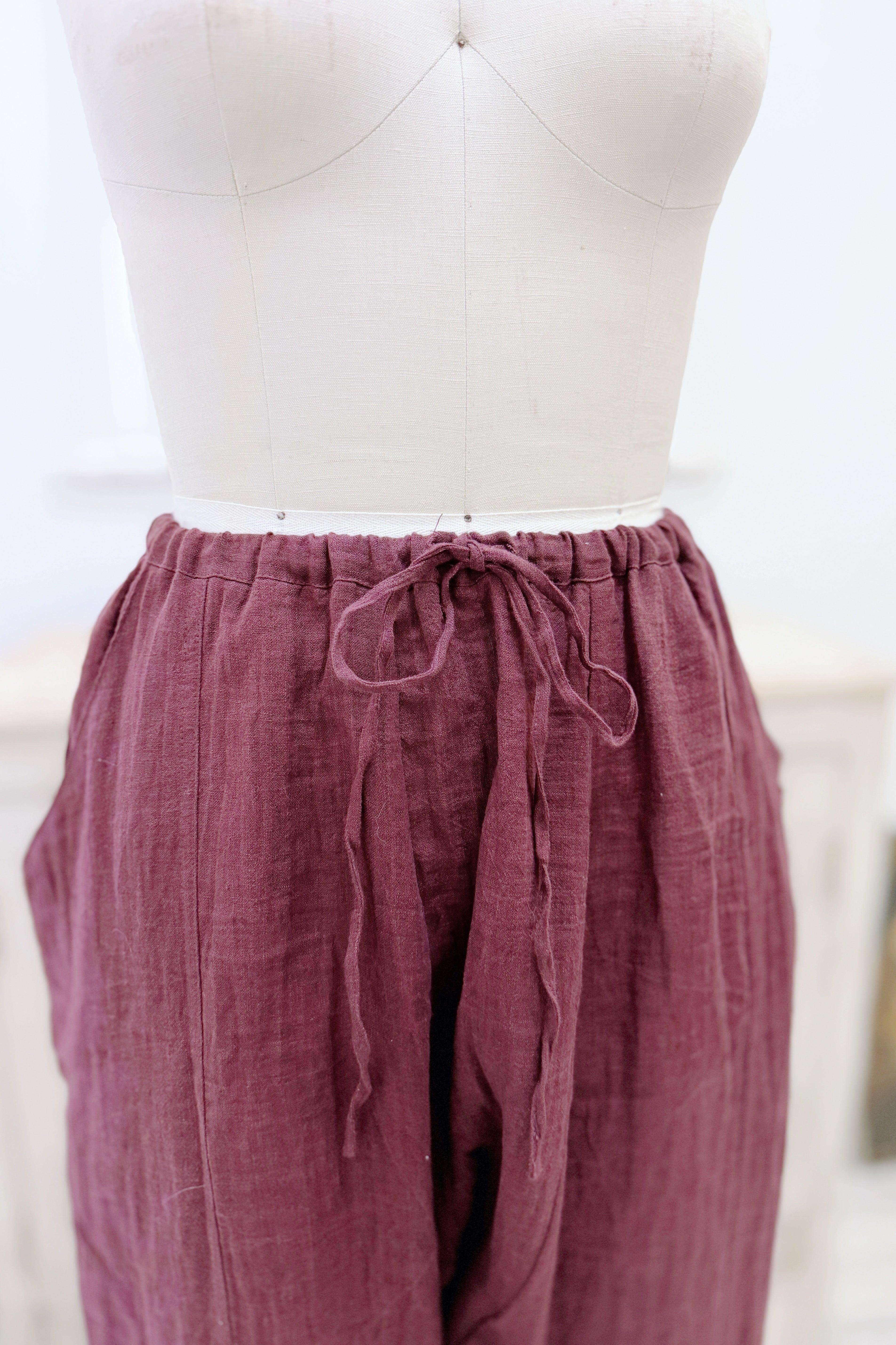 GW | Ginza Pants | Merlot | M
