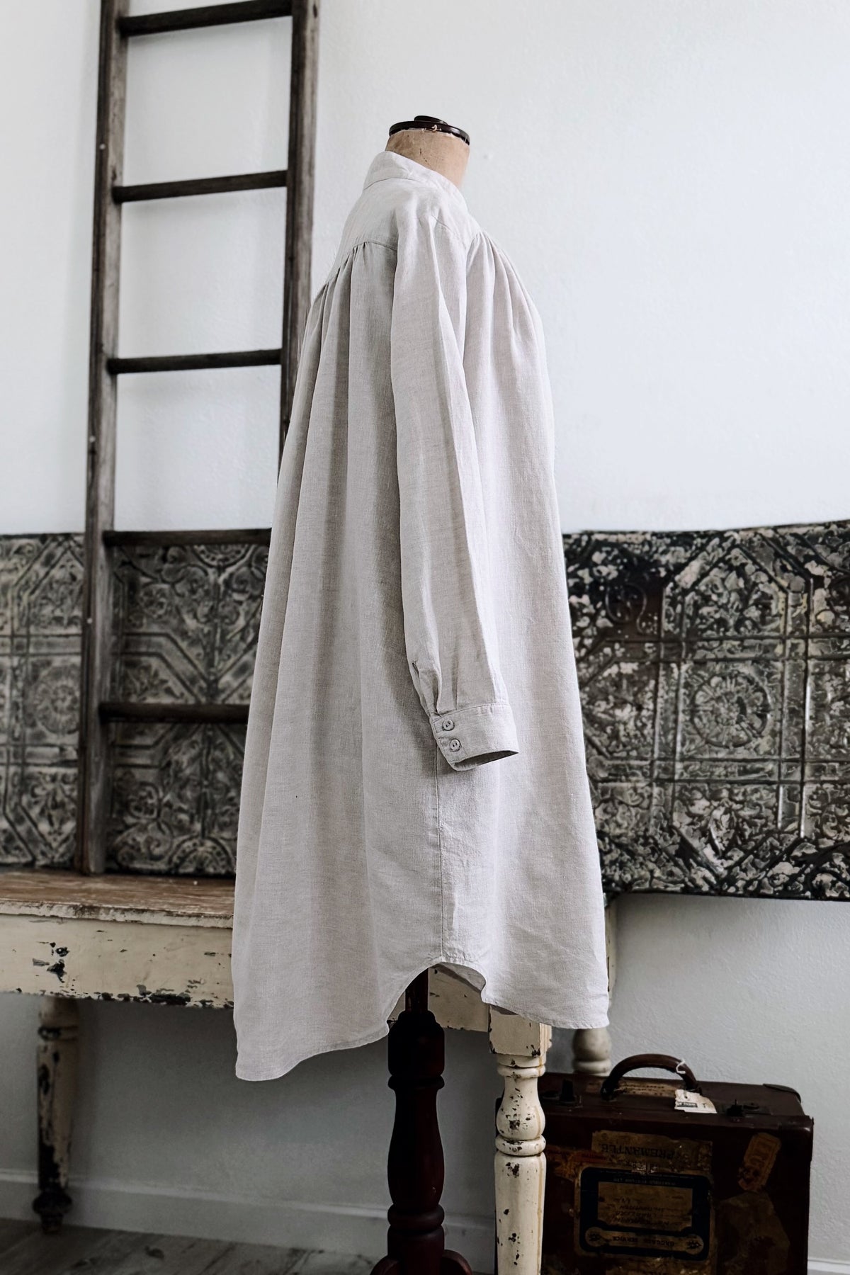 GW | Ophelia Shirt Dress | Neutral | M