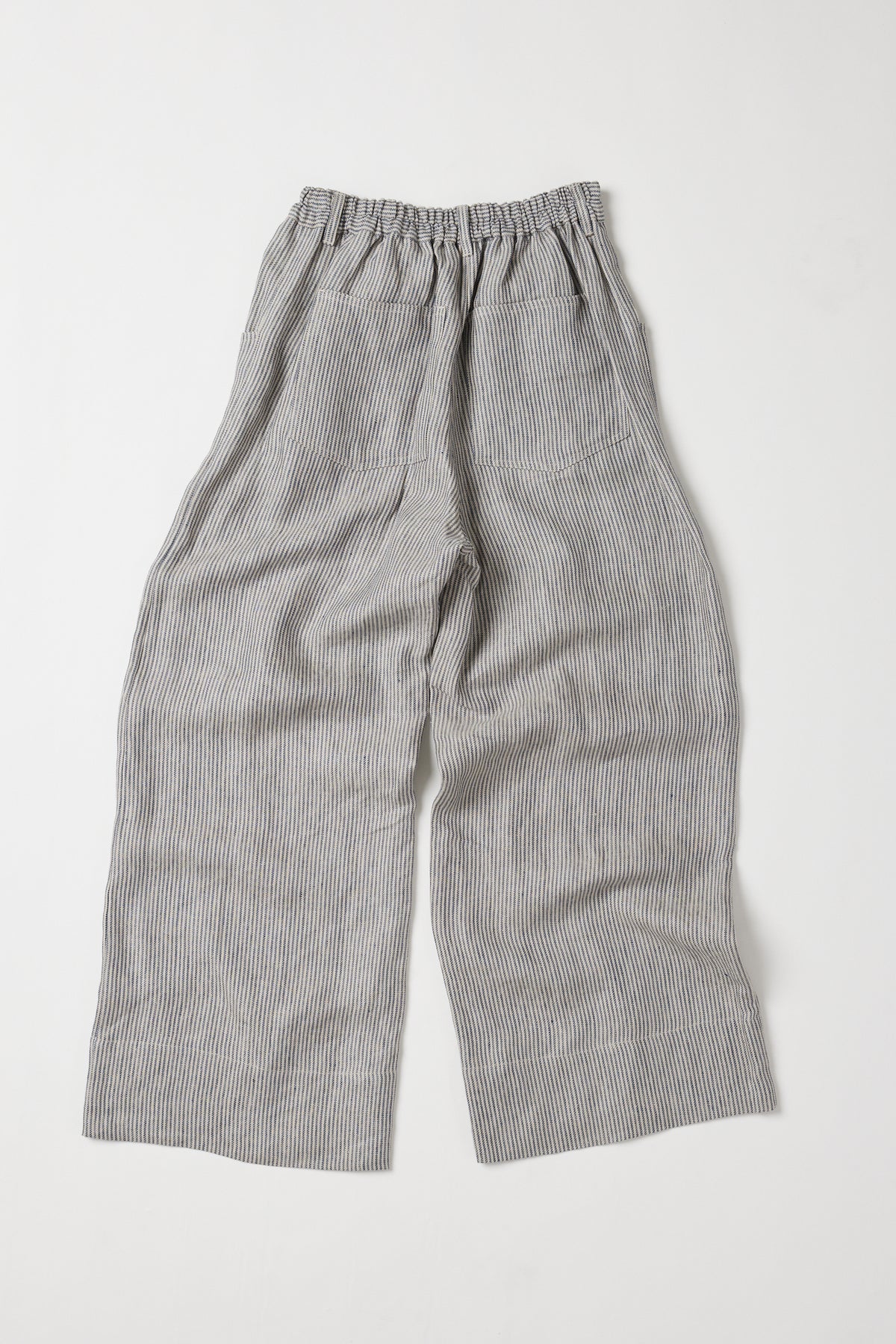 Bowie Wide Leg Pant | Chambray Stripe