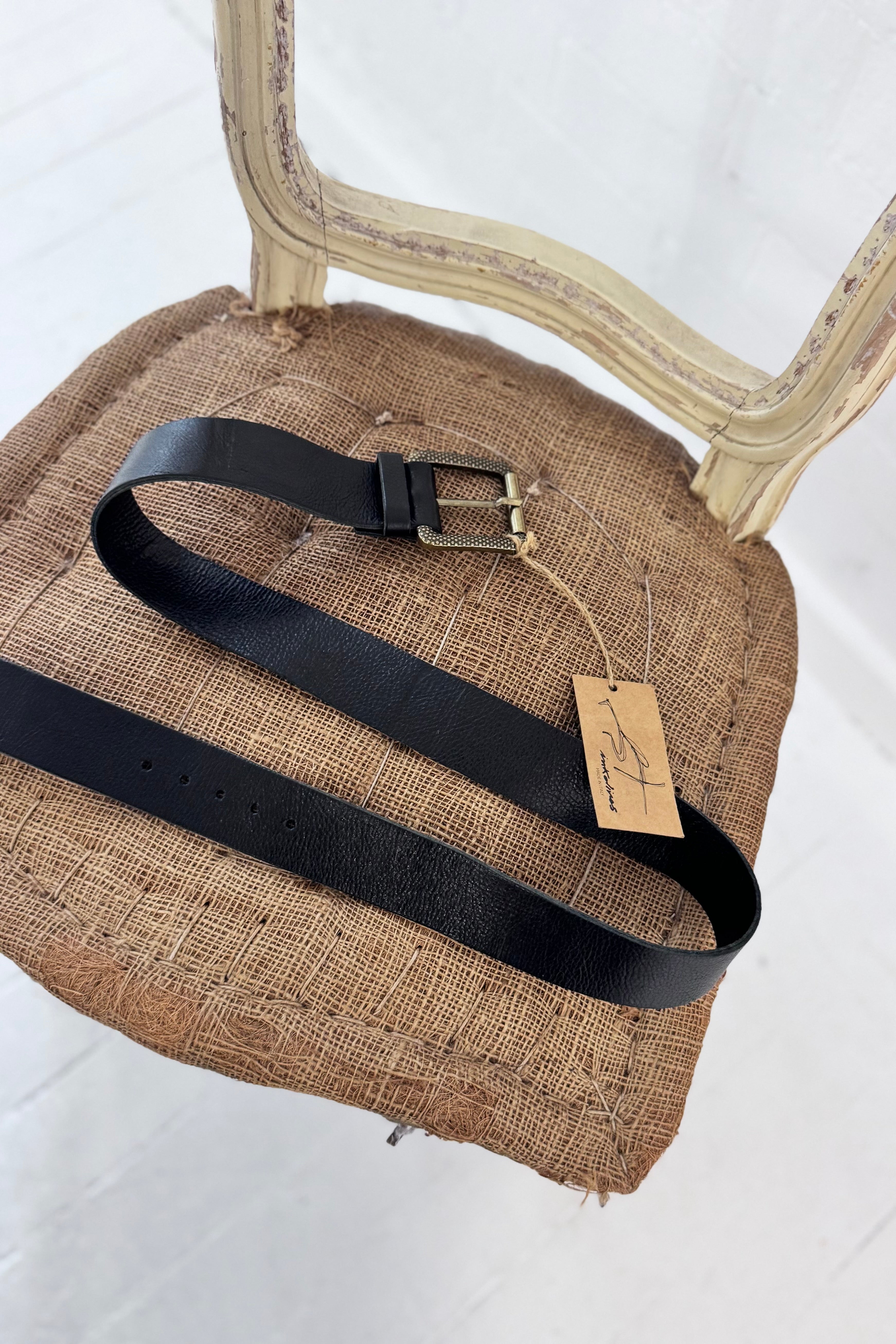 Ink Olives | Acero Belt | Black