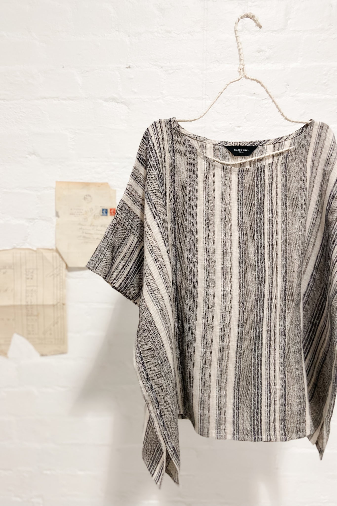 GW | Riley Top | Driftwood Stripe | M