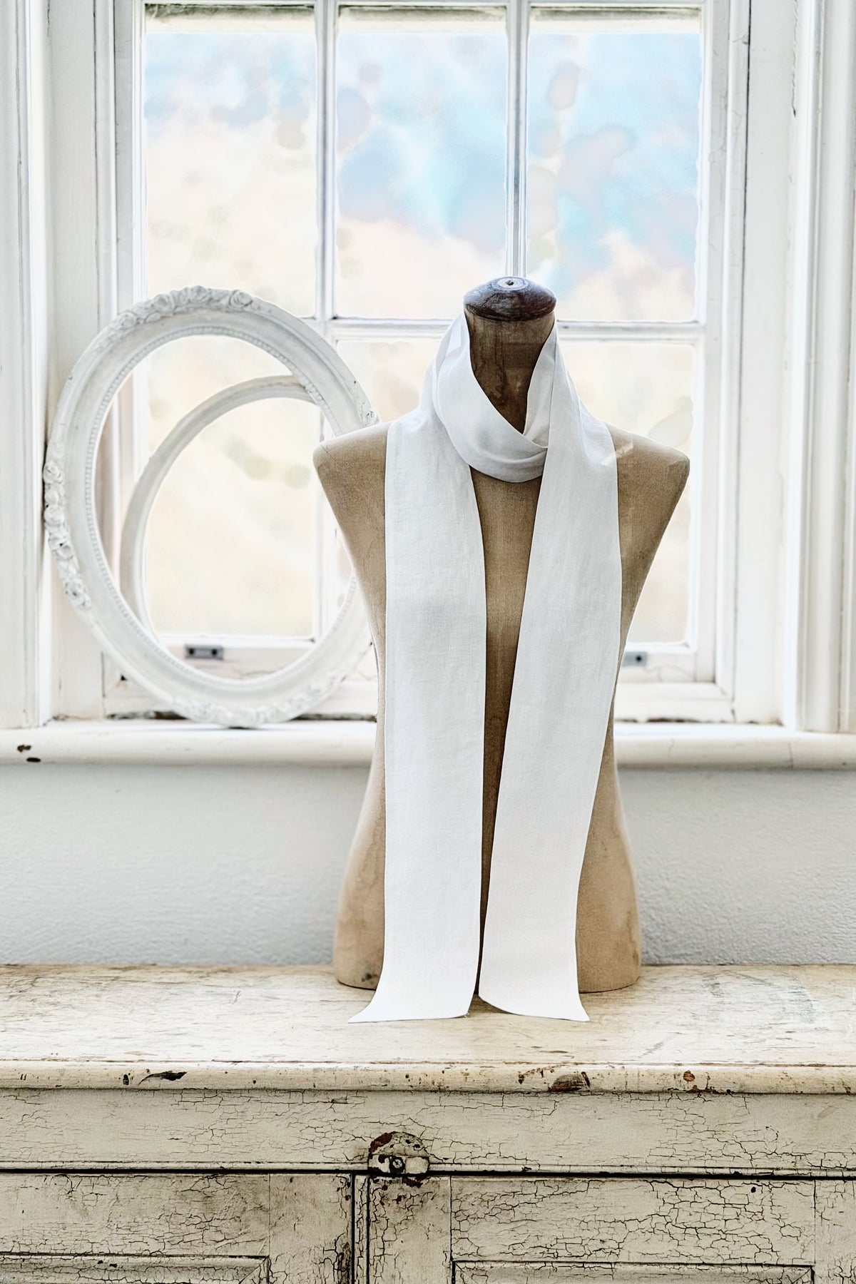GW | Tie Belt | White