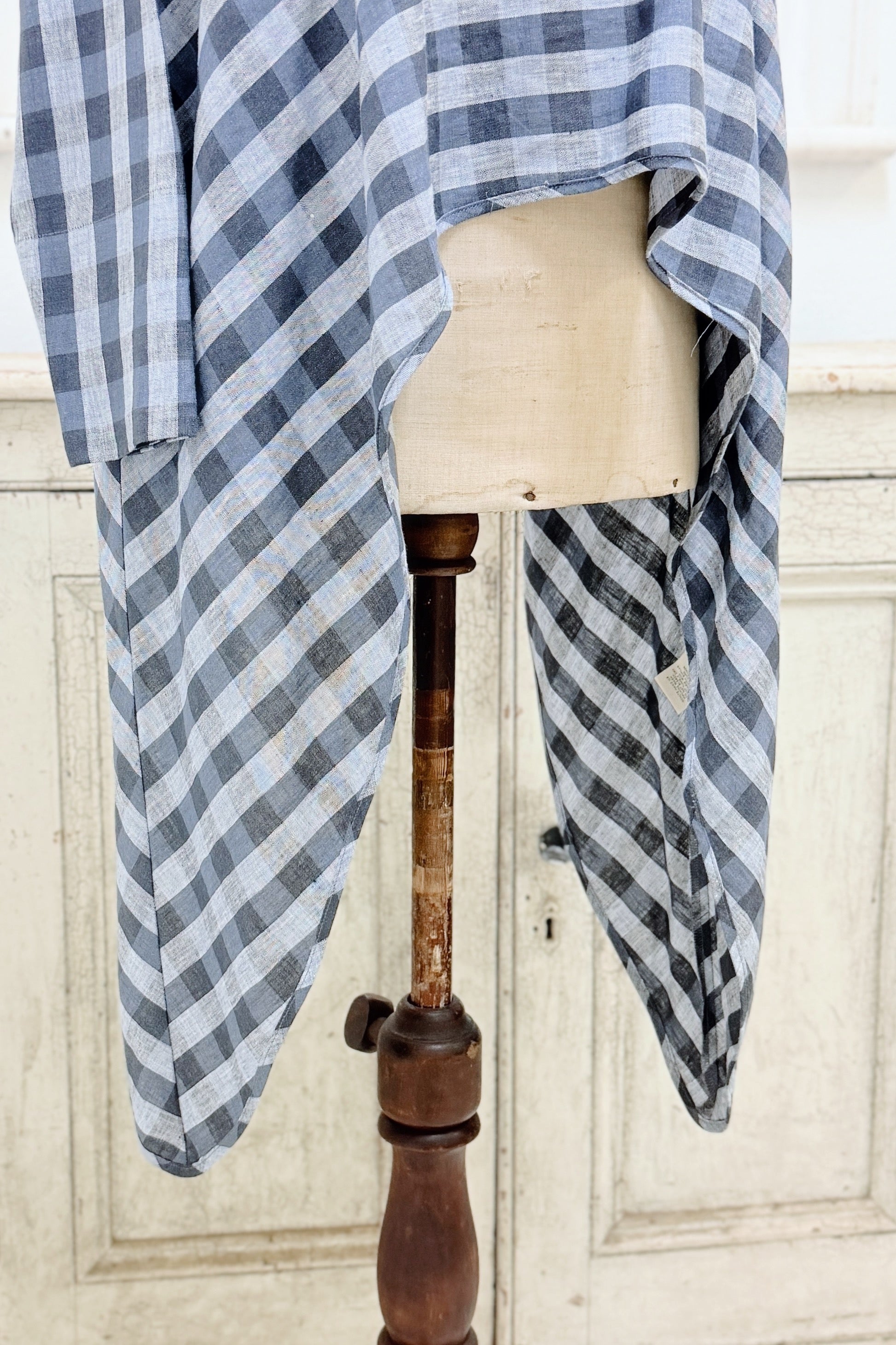 GW | Emili Top | Blue Mirage Check | S