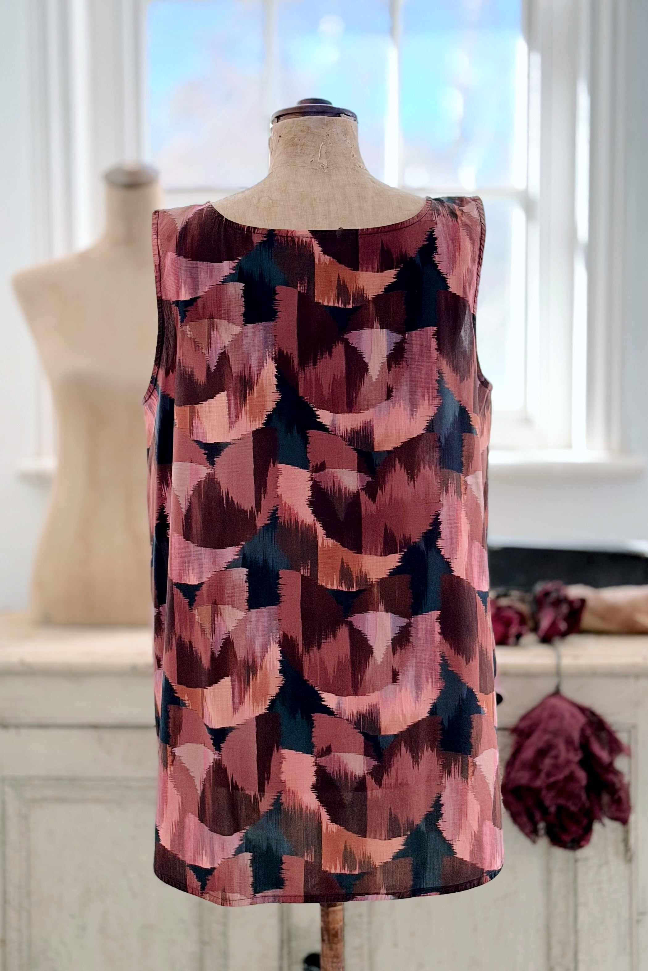 GW | Winnie Top | Liberty Ikat Tulip | M
