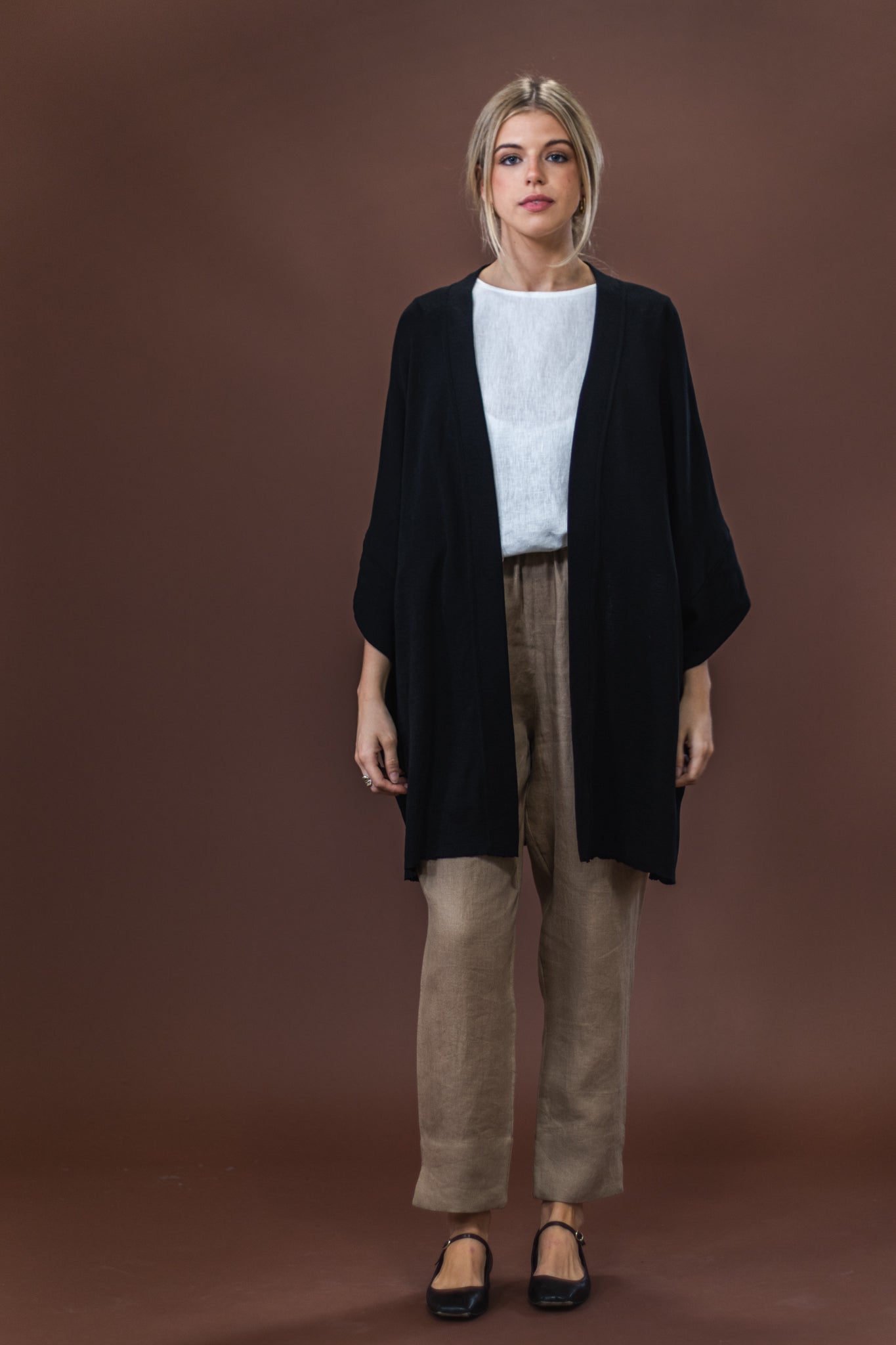 Merino Cardigan | Black