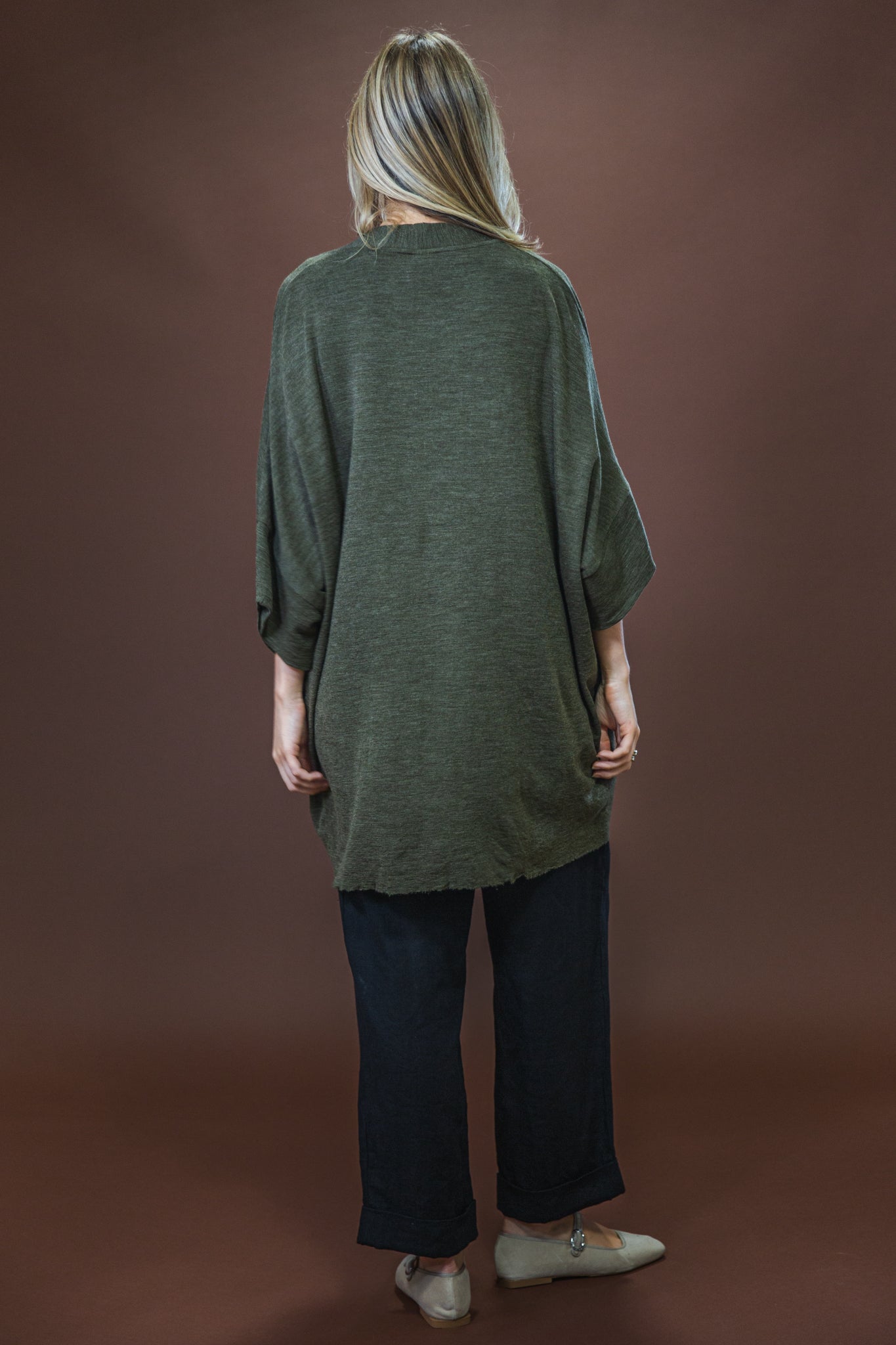 Merino Cardigan | Capers Melange