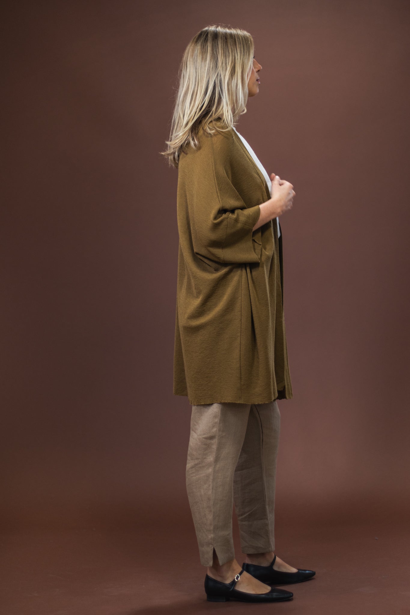 Merino Cardigan | Bronze