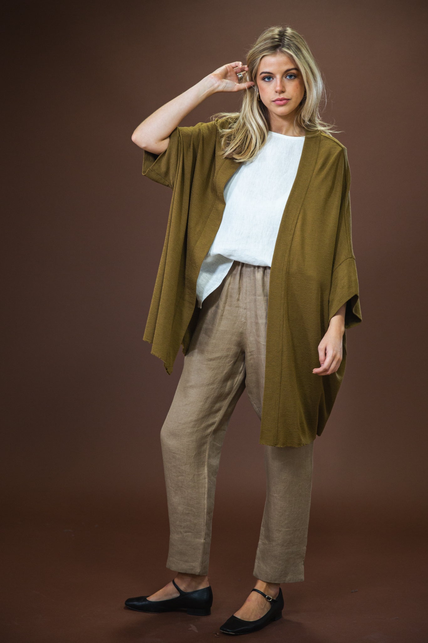 Merino Cardigan | Bronze