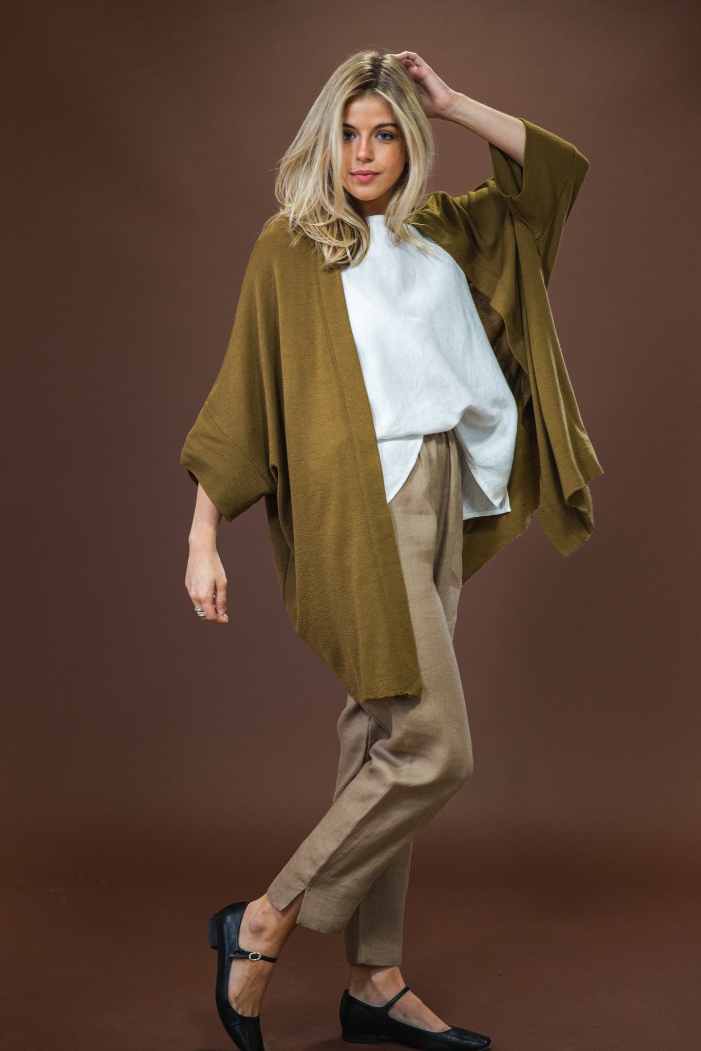 Merino Cardigan | Bronze