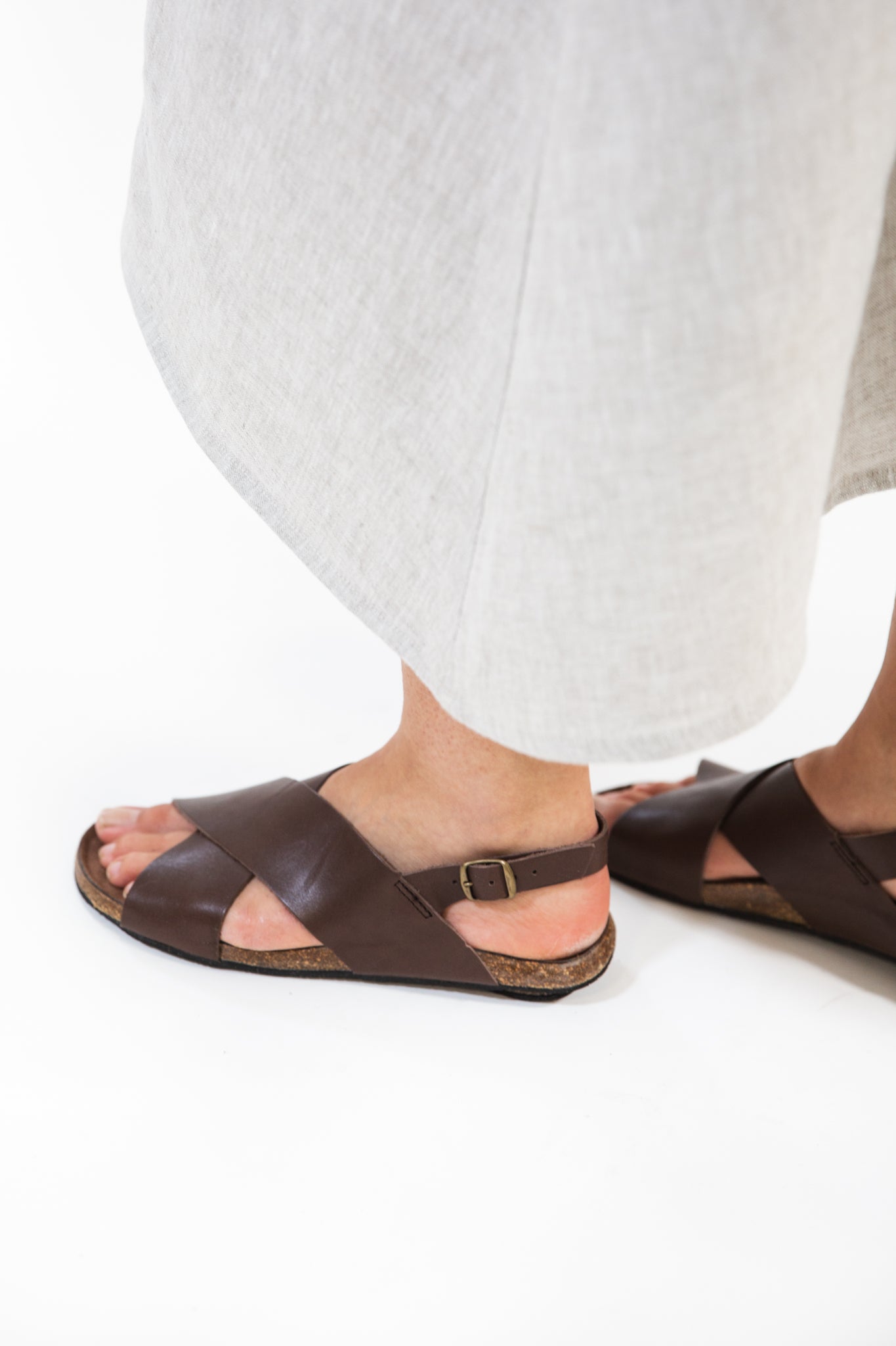 Bosabo | Colette Sandal | Chocolate