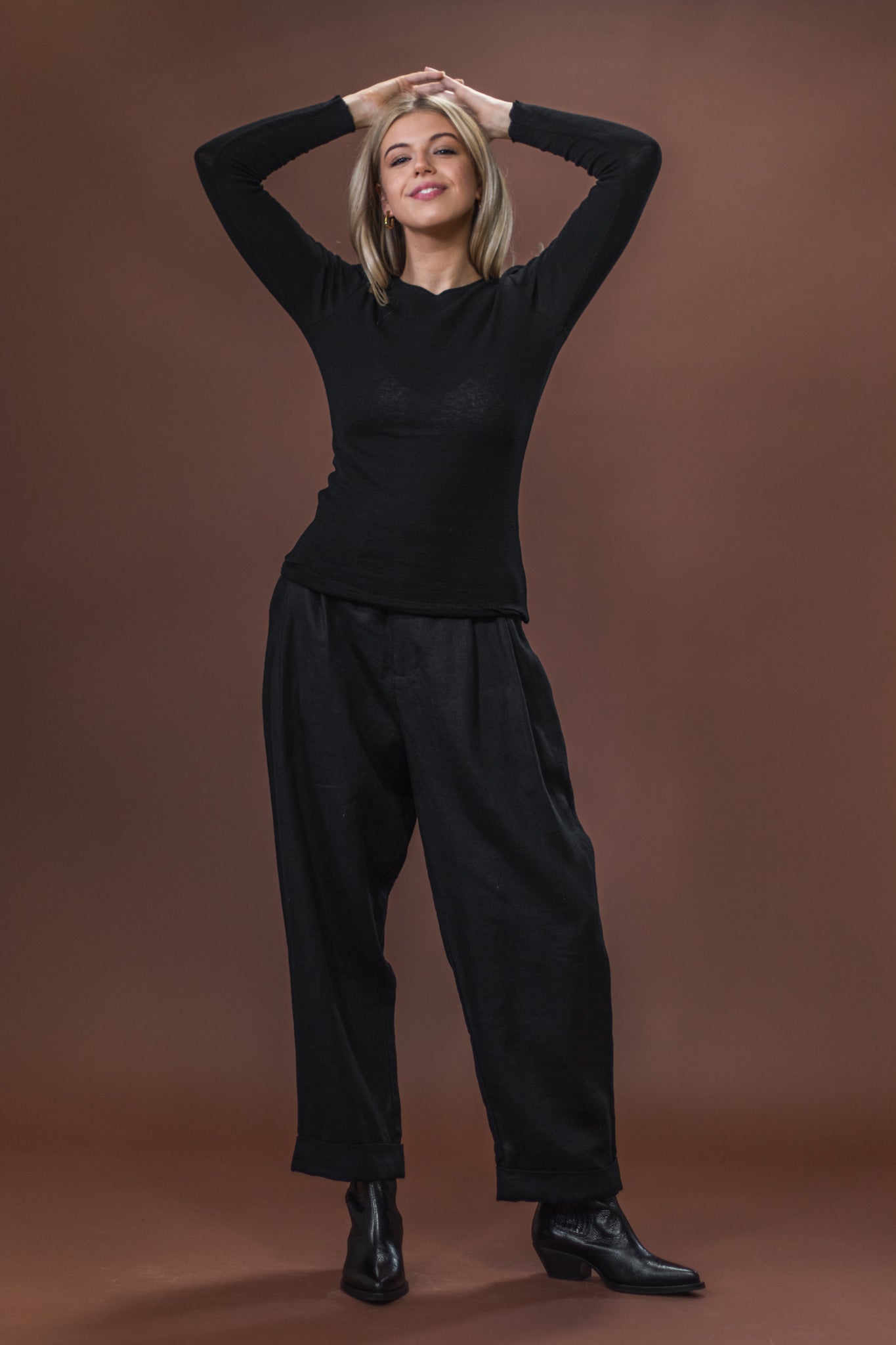 Merino Crew Neck | Black