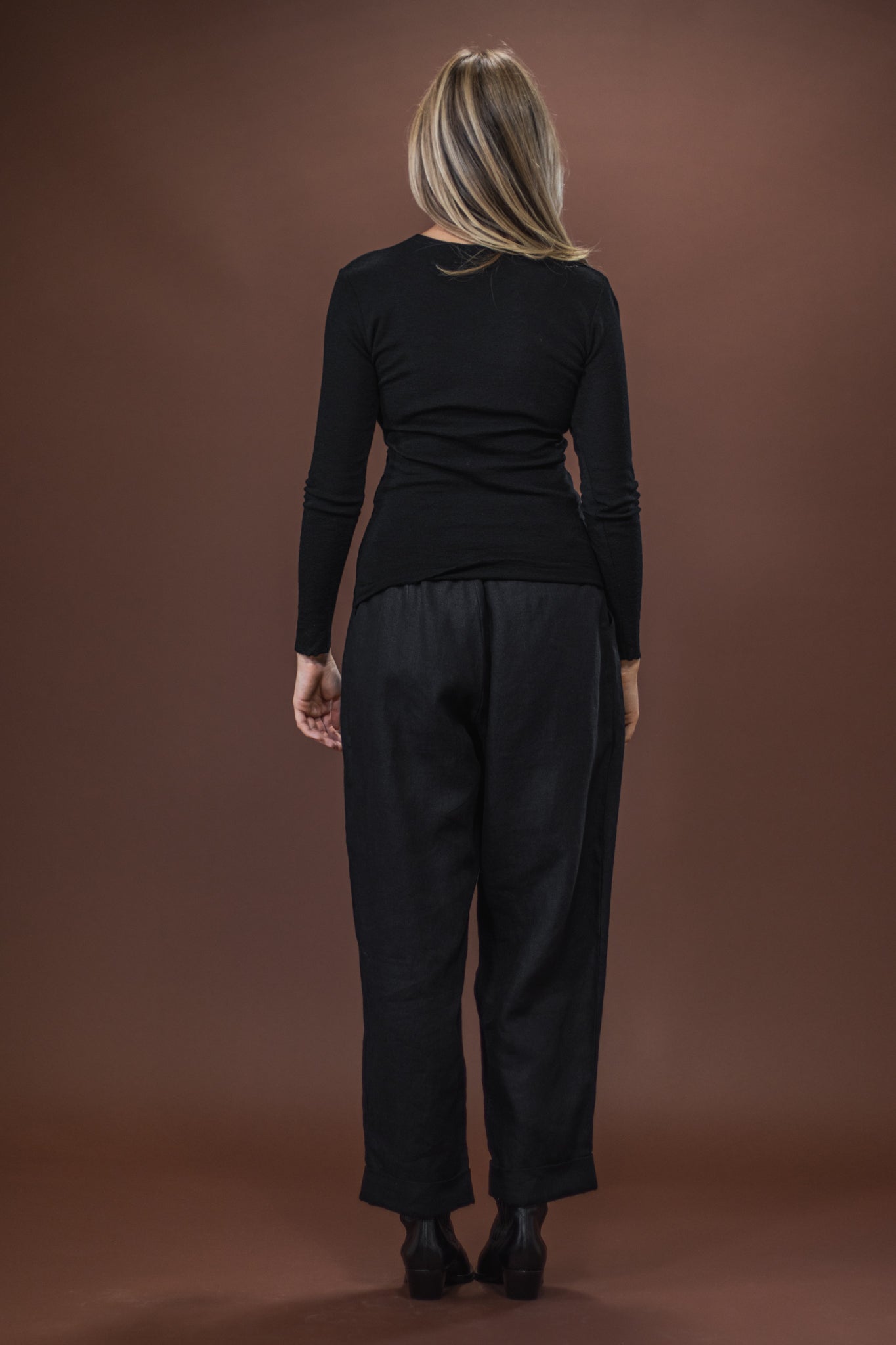 Merino Crew Neck | Black