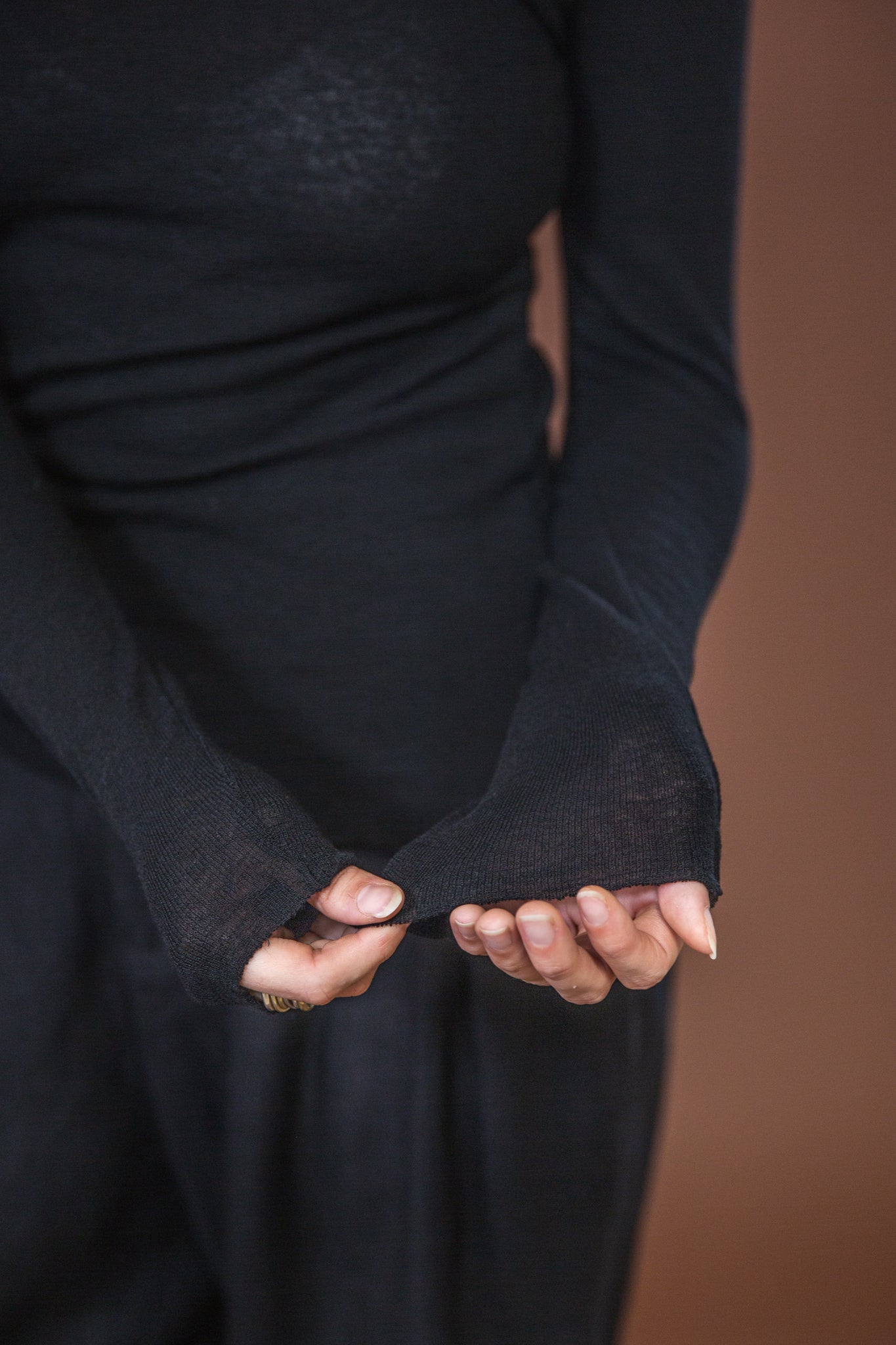 Merino Crew Neck | Black