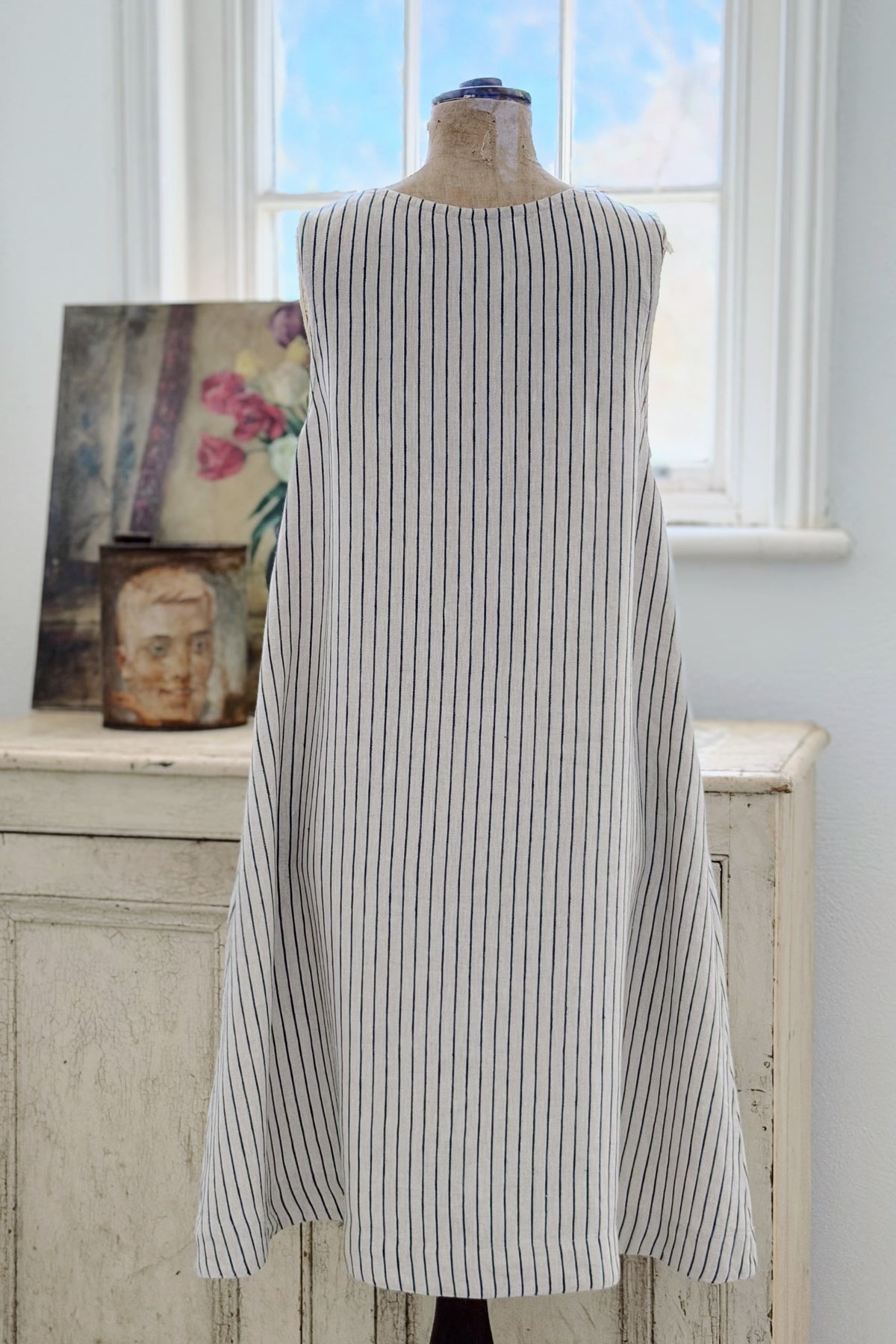 PS | Hope Dress | Navy Stripe | XS