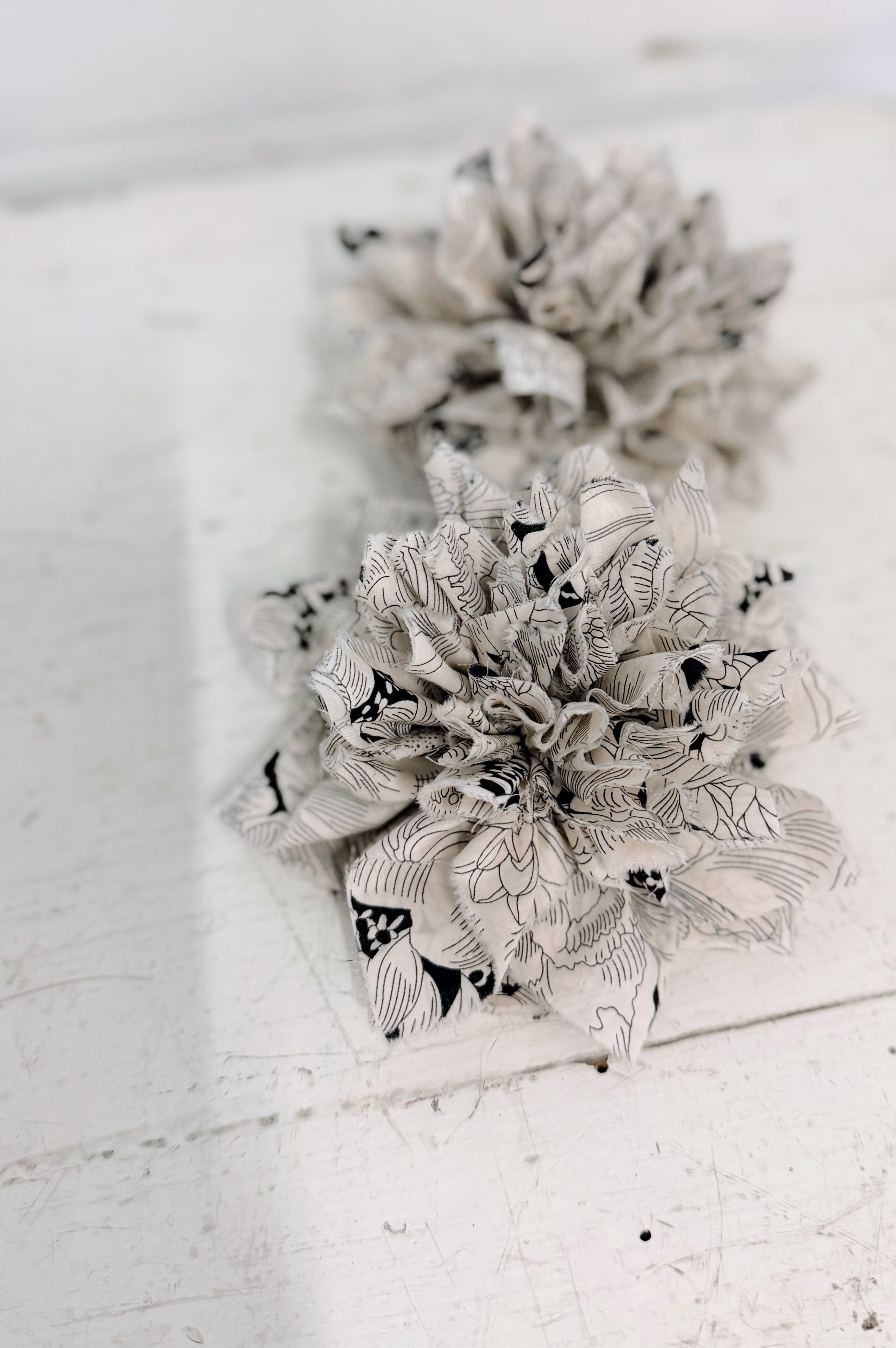 Fabric Flower Brooch | English Bloom Liberty