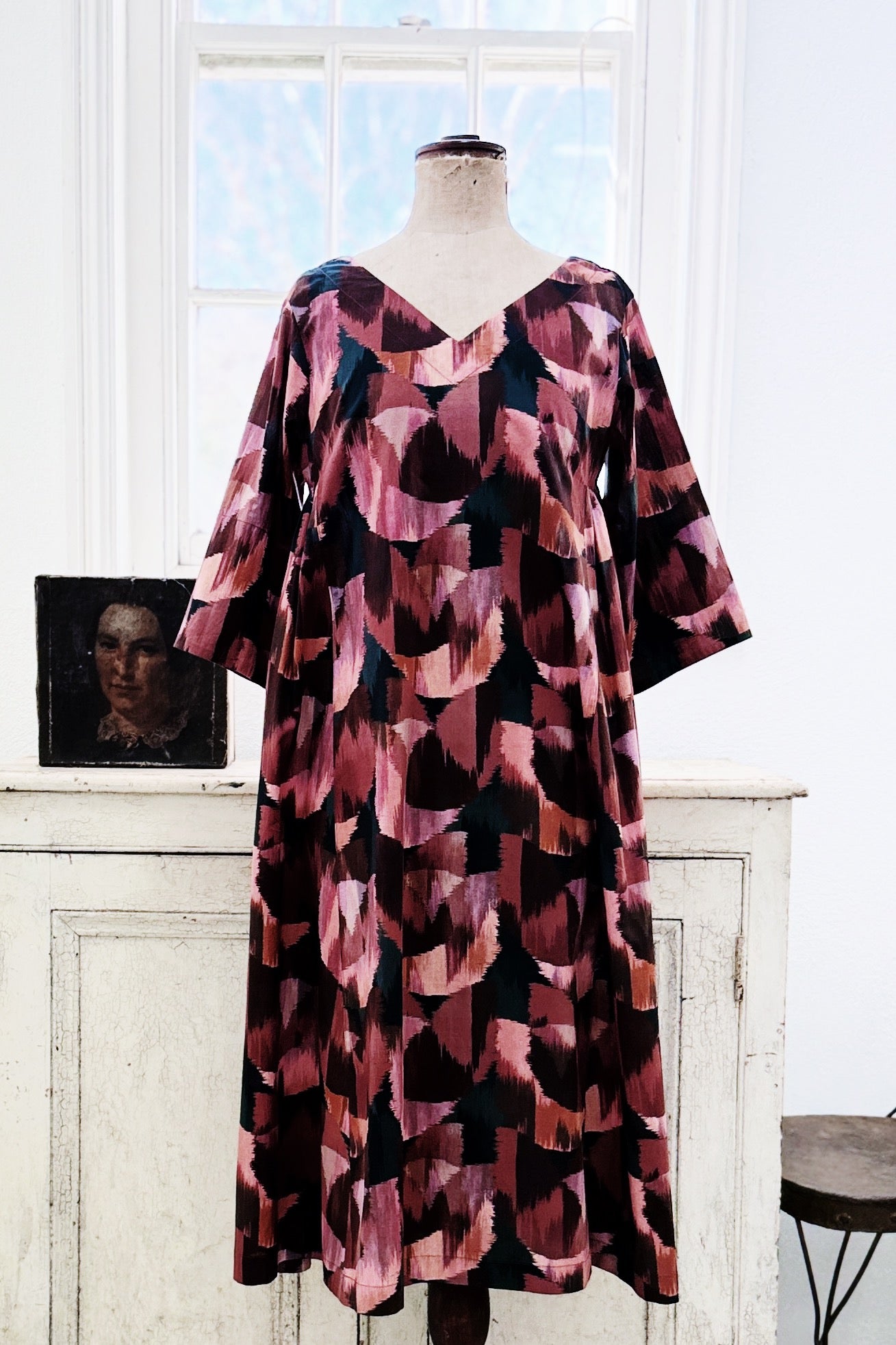 GW | Ottie Dress | Ikat Tulip | S