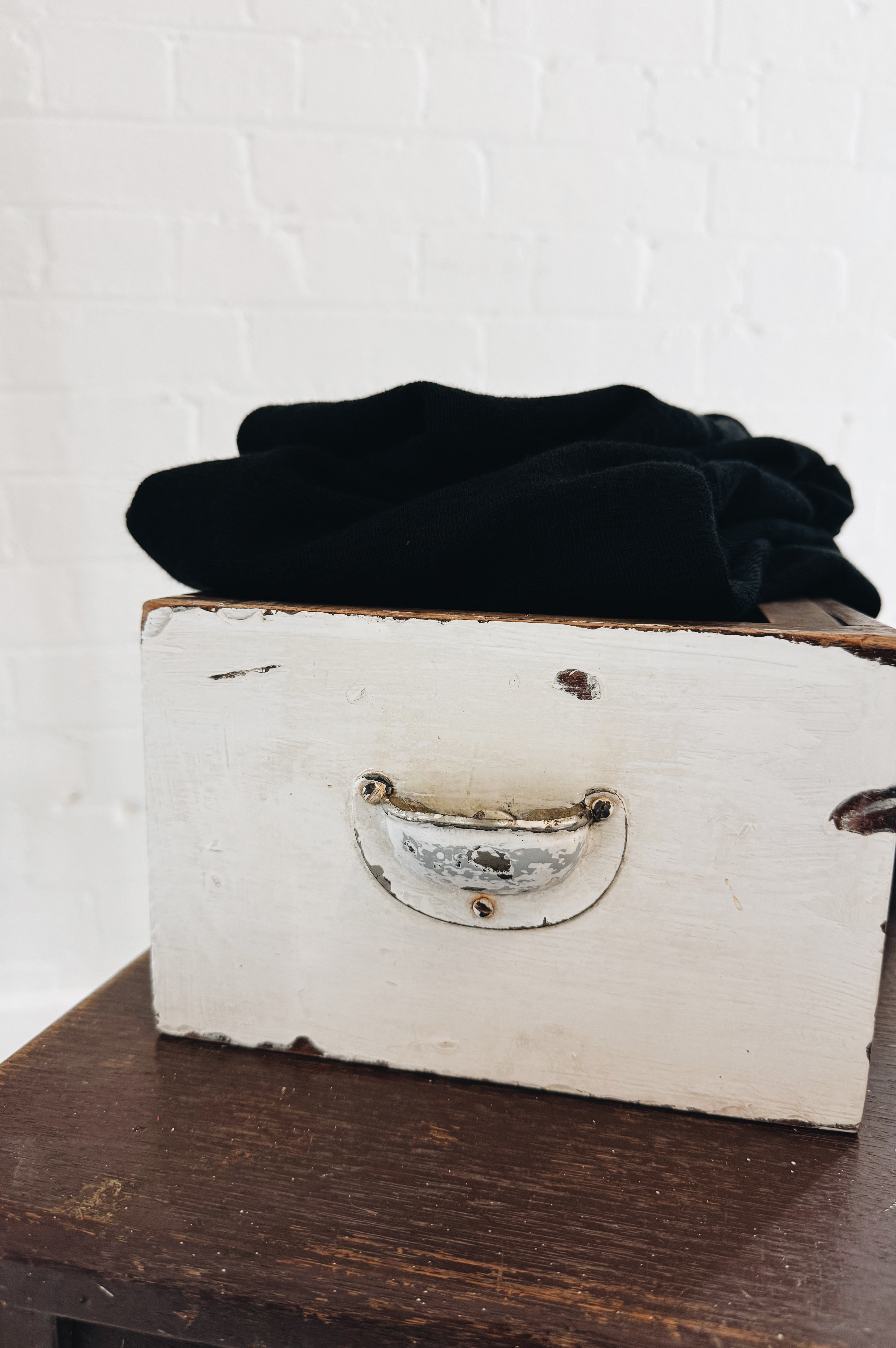 Merino Roll Neck | Black